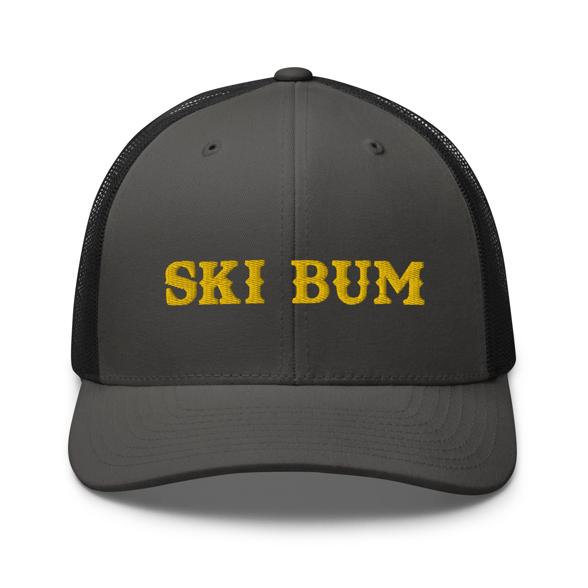 Casquette trucker rétro bicolore Ski Bum Gold
