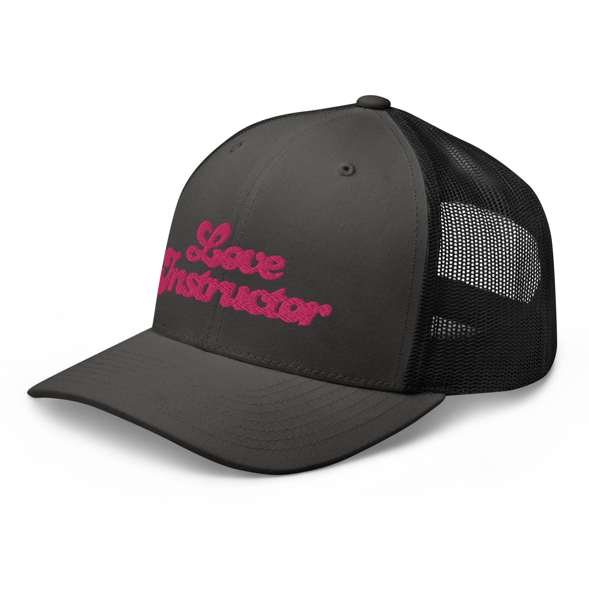 Casquette trucker rétro bicolore Love instructor