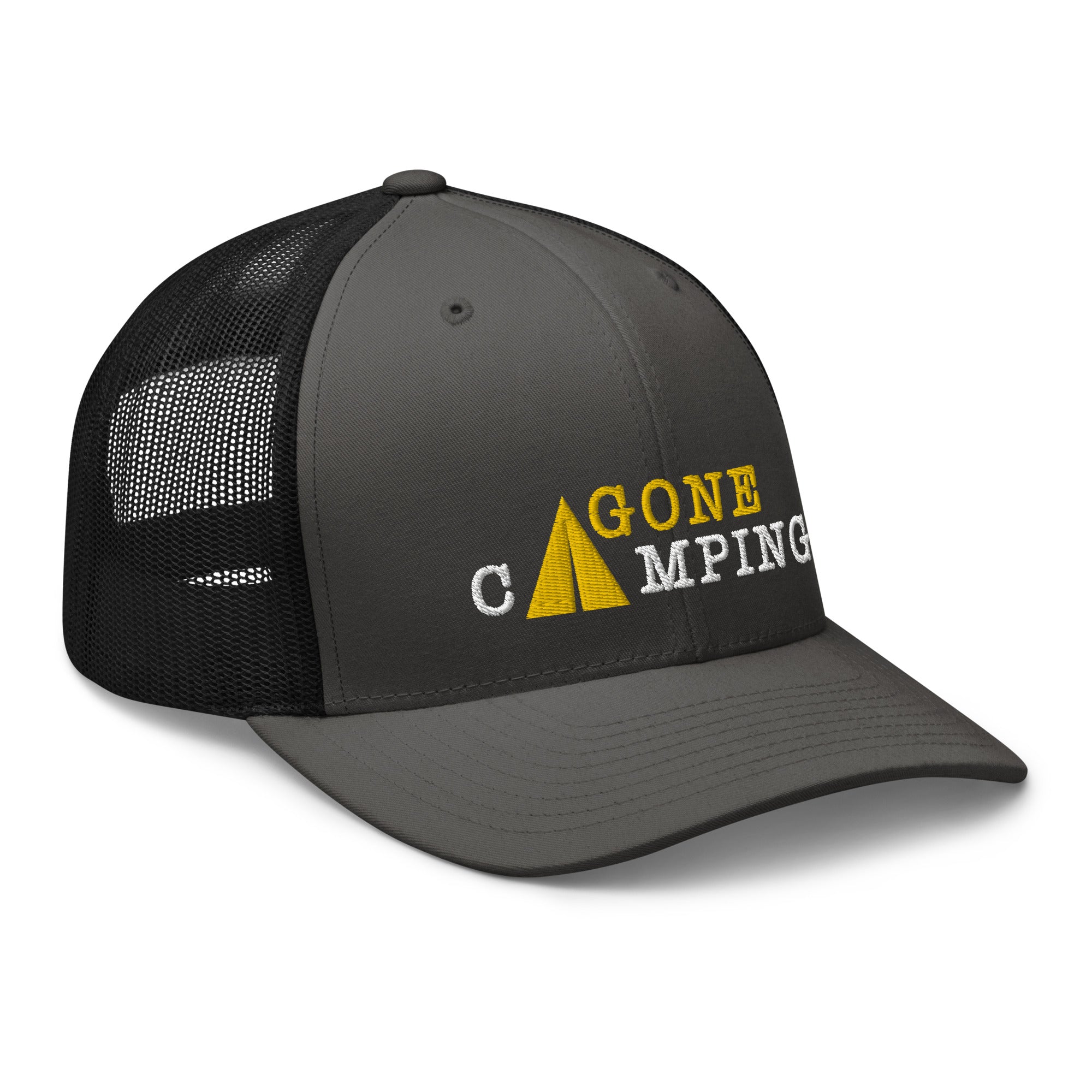 Casquette trucker rétro bicolore Gone Camping