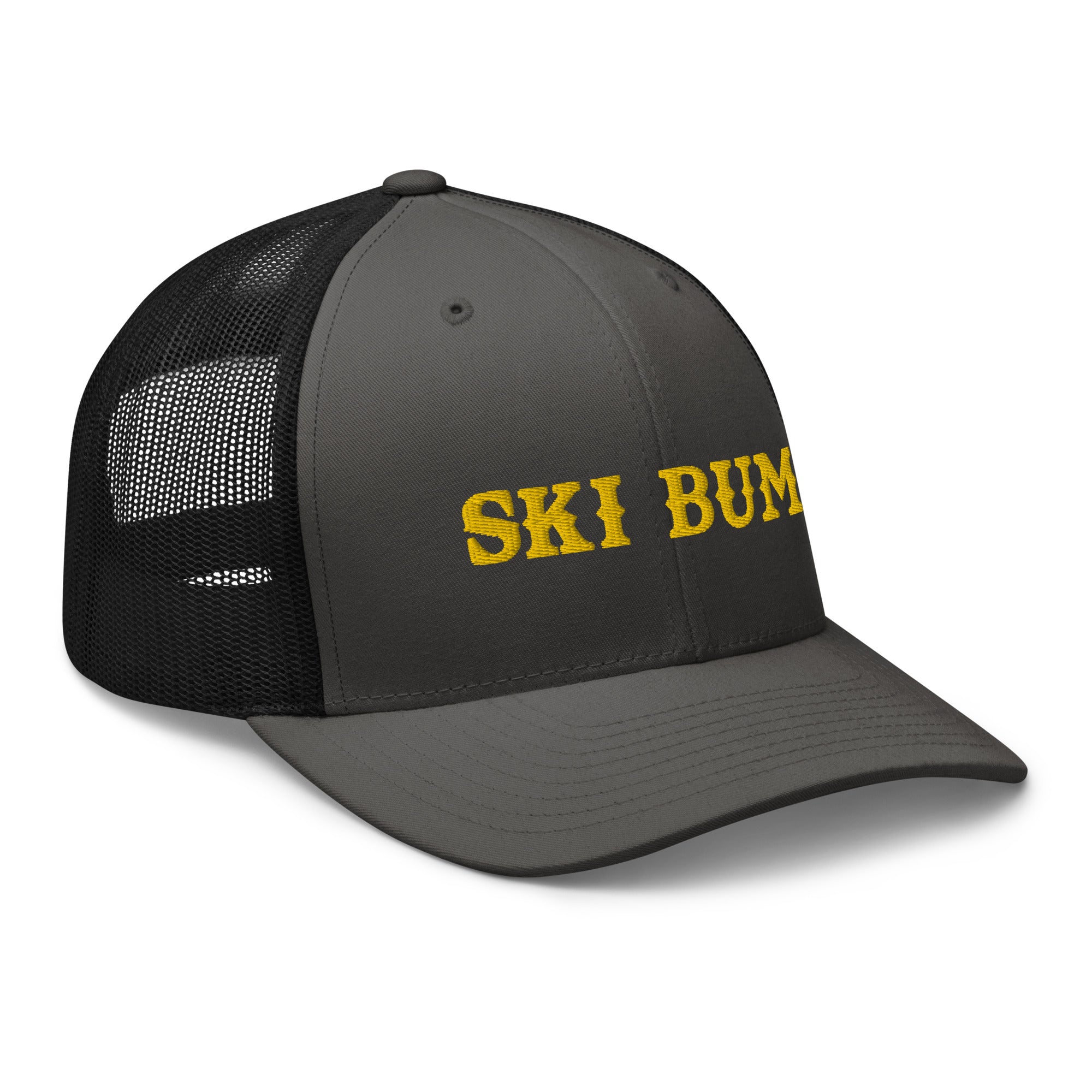 Casquette trucker rétro bicolore Ski Bum Gold