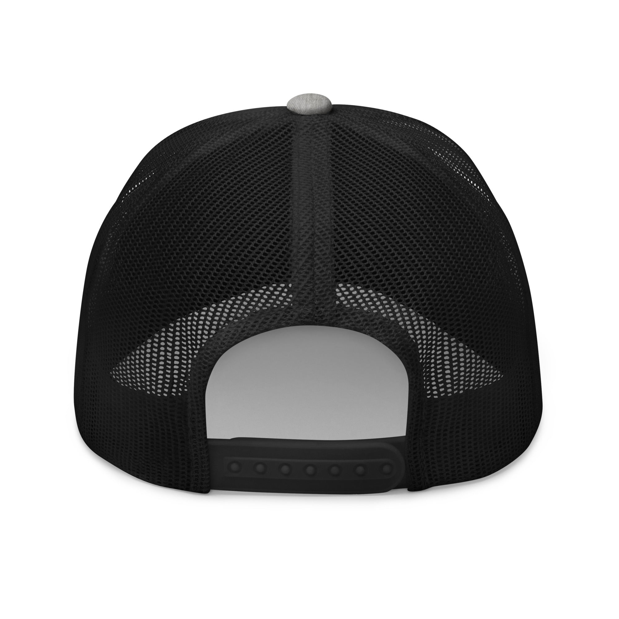 Two-Tone Retro Trucker Cap Free camping is not a crime white/black