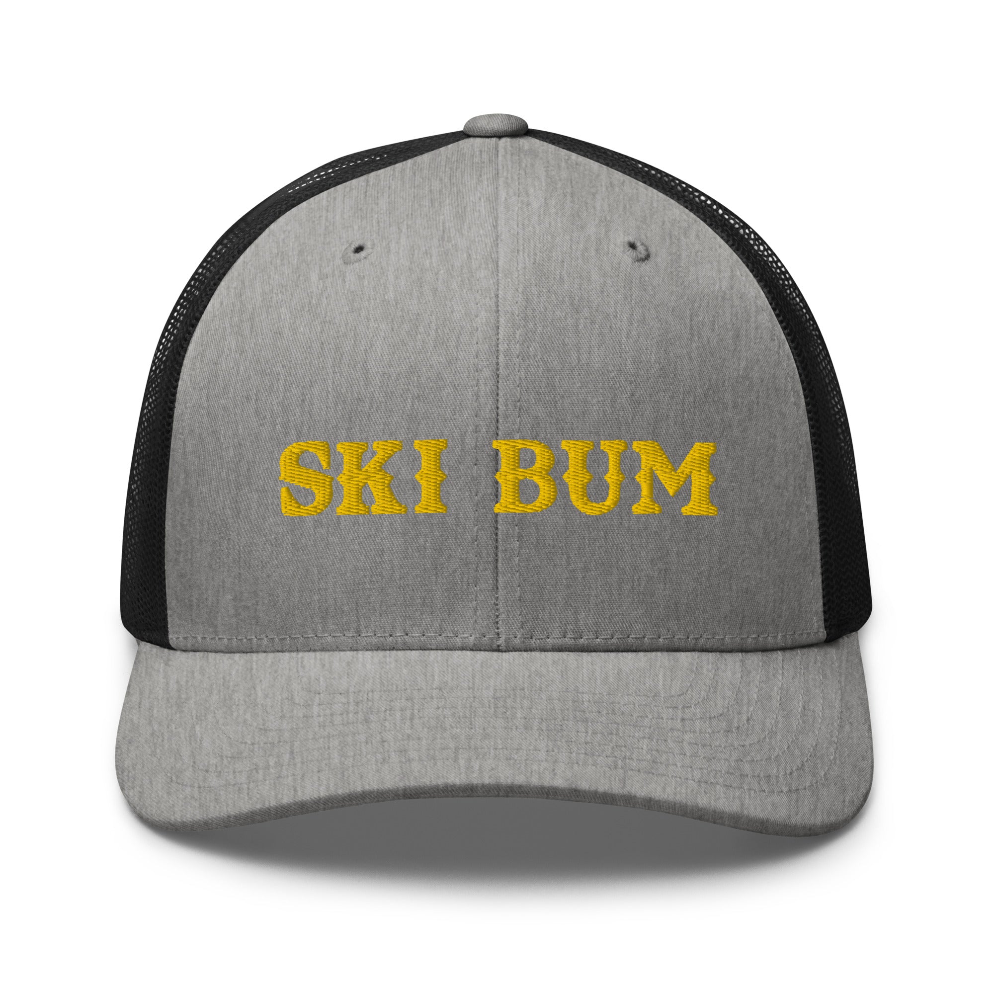 Casquette trucker rétro bicolore Ski Bum Gold