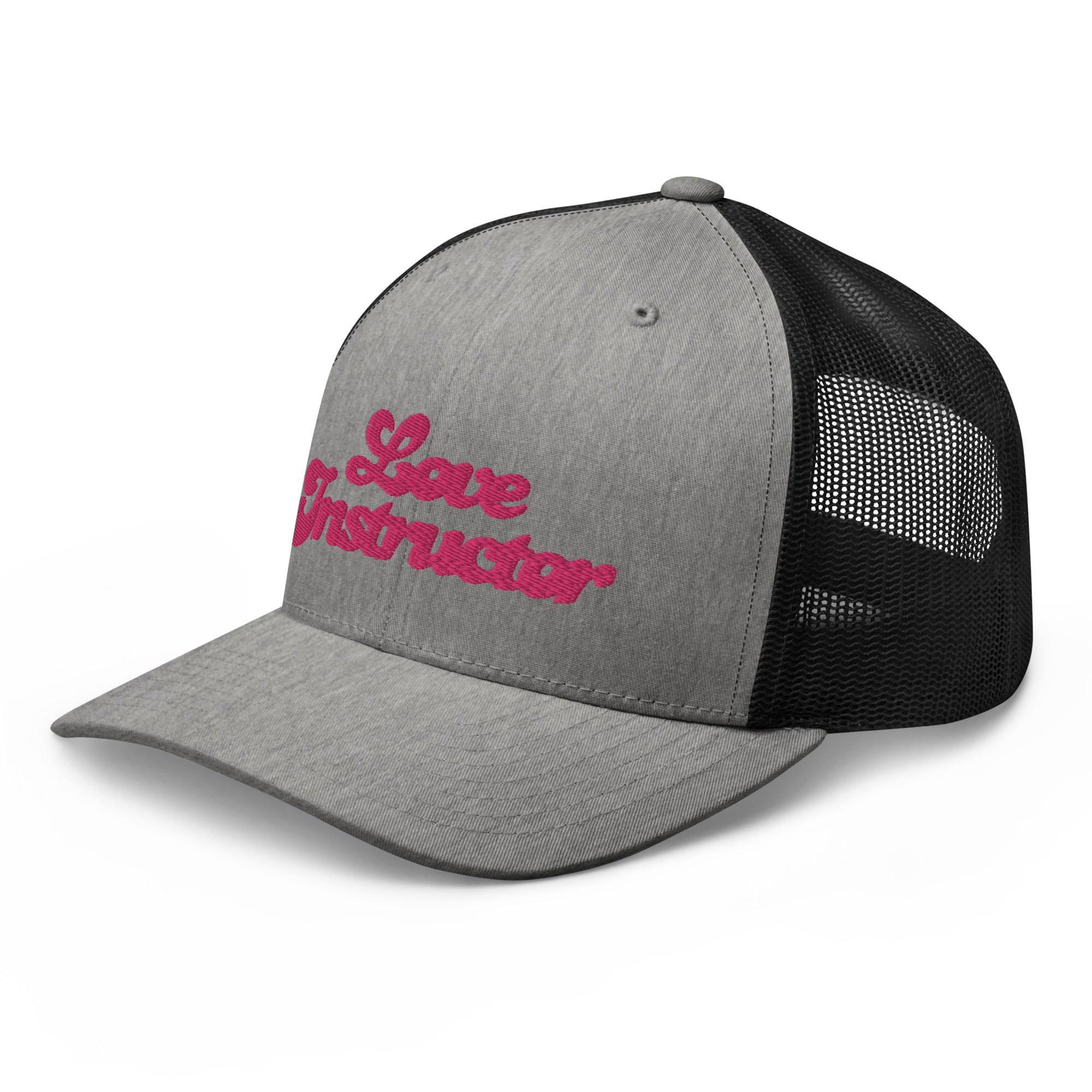 Casquette trucker rétro bicolore Love instructor