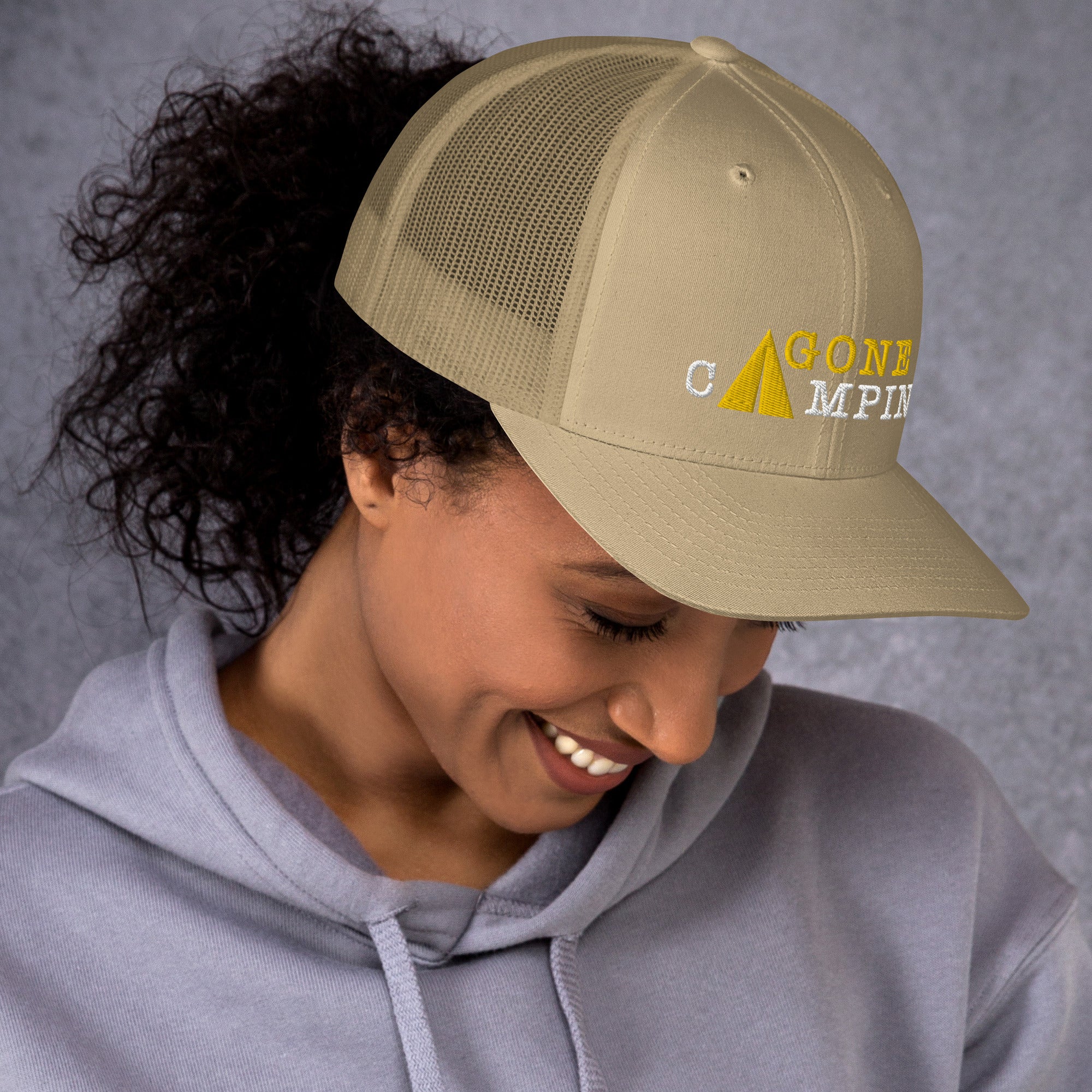 Retro Trucker Cap Gone Camping