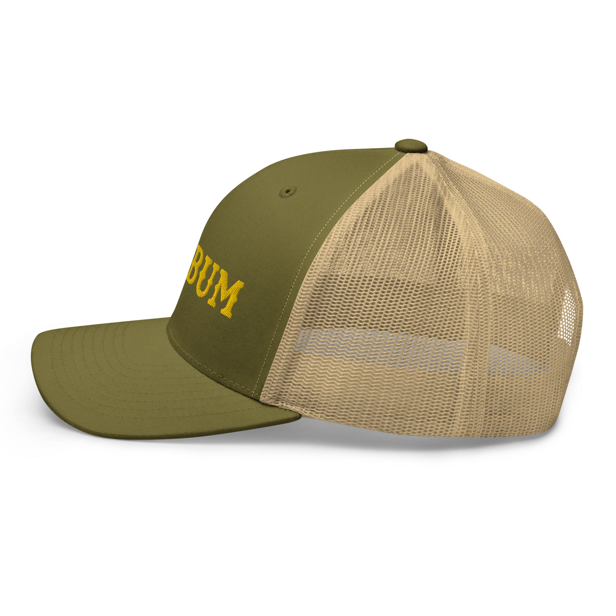 Casquette trucker rétro bicolore Ski Bum Gold
