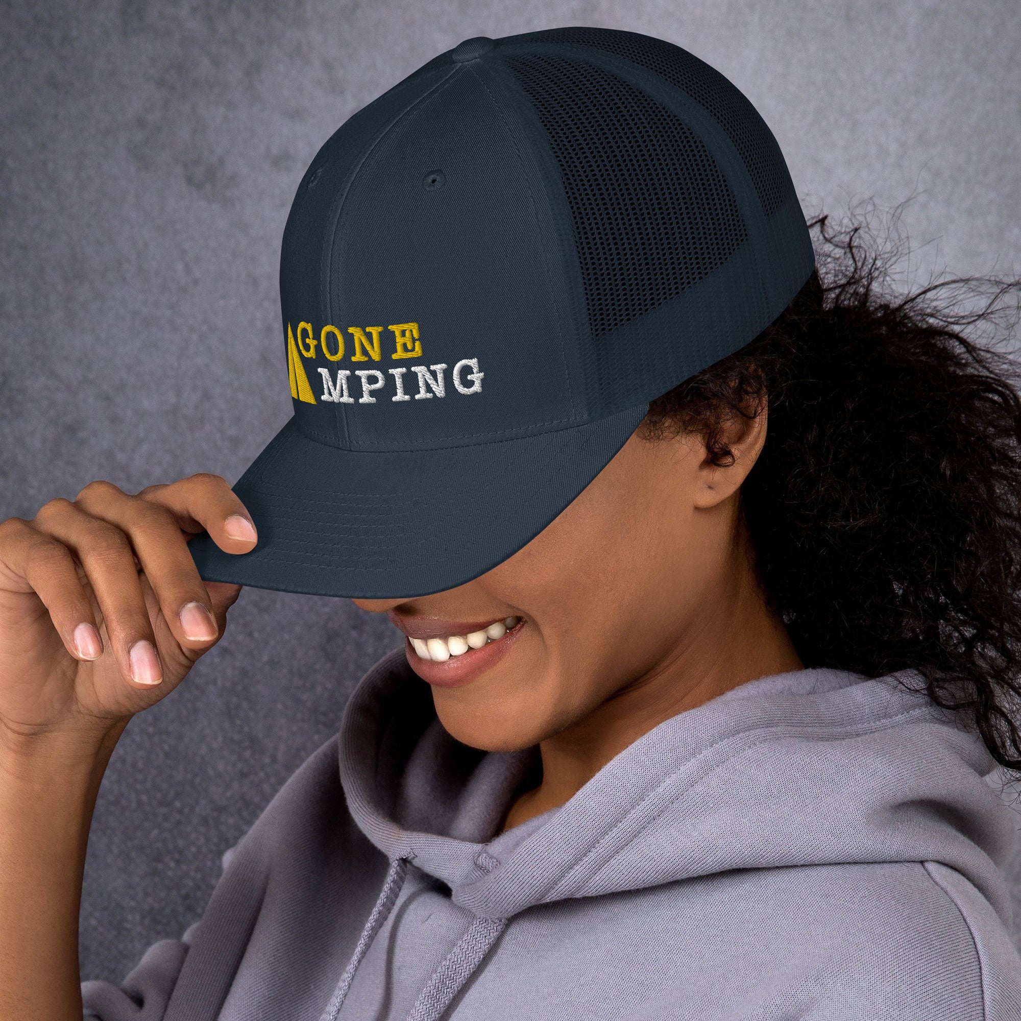 Retro Trucker Cap Gone Camping