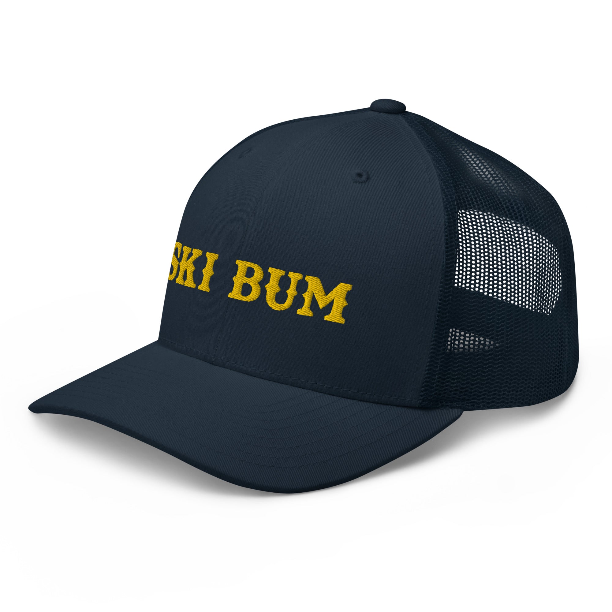 Casquette trucker rétro Ski Bum Gold