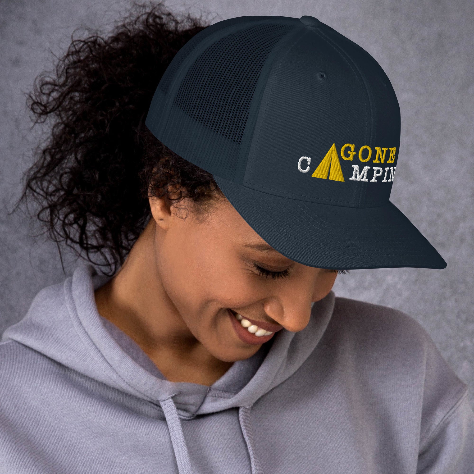 Retro Trucker Cap Gone Camping