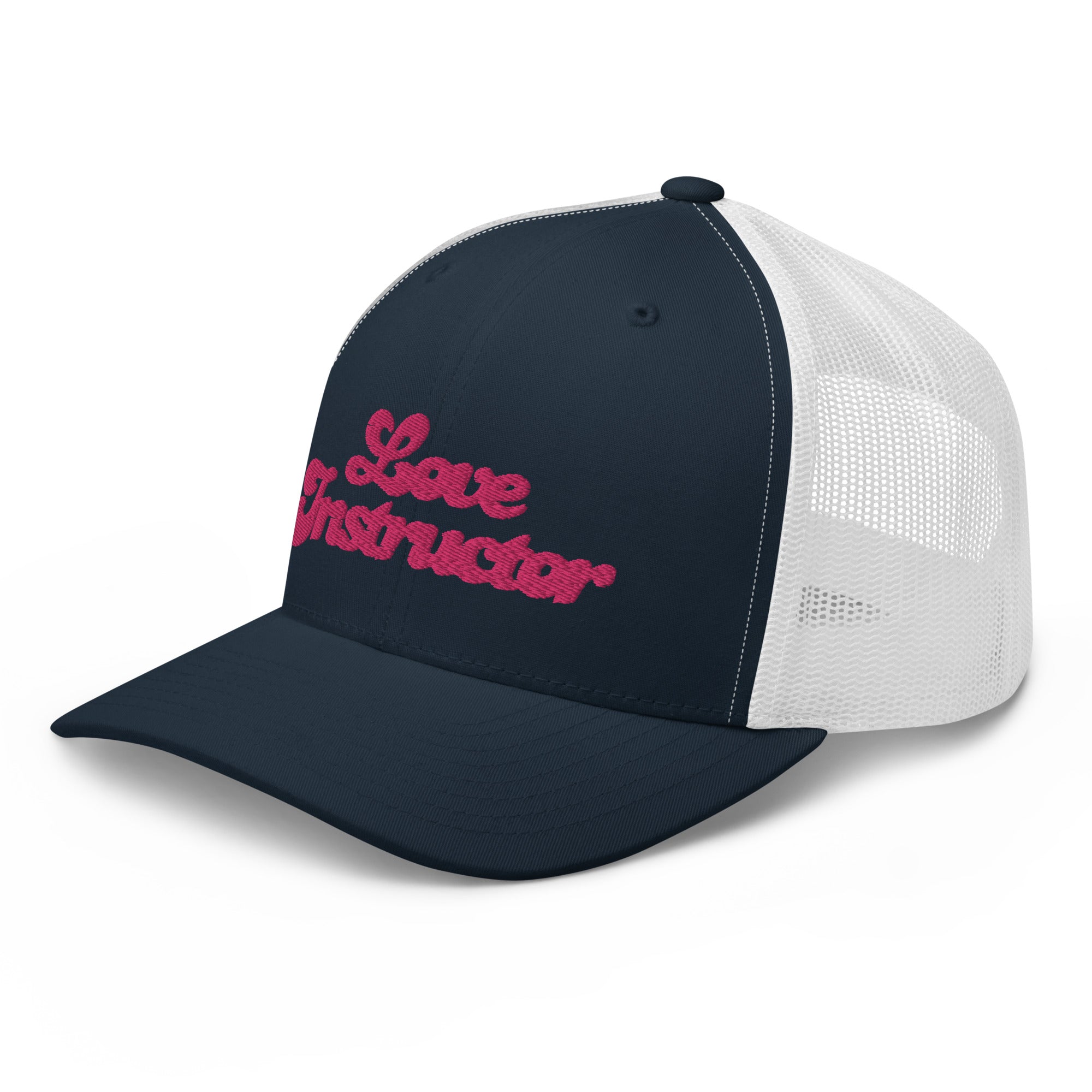 Casquette trucker rétro bicolore Love instructor
