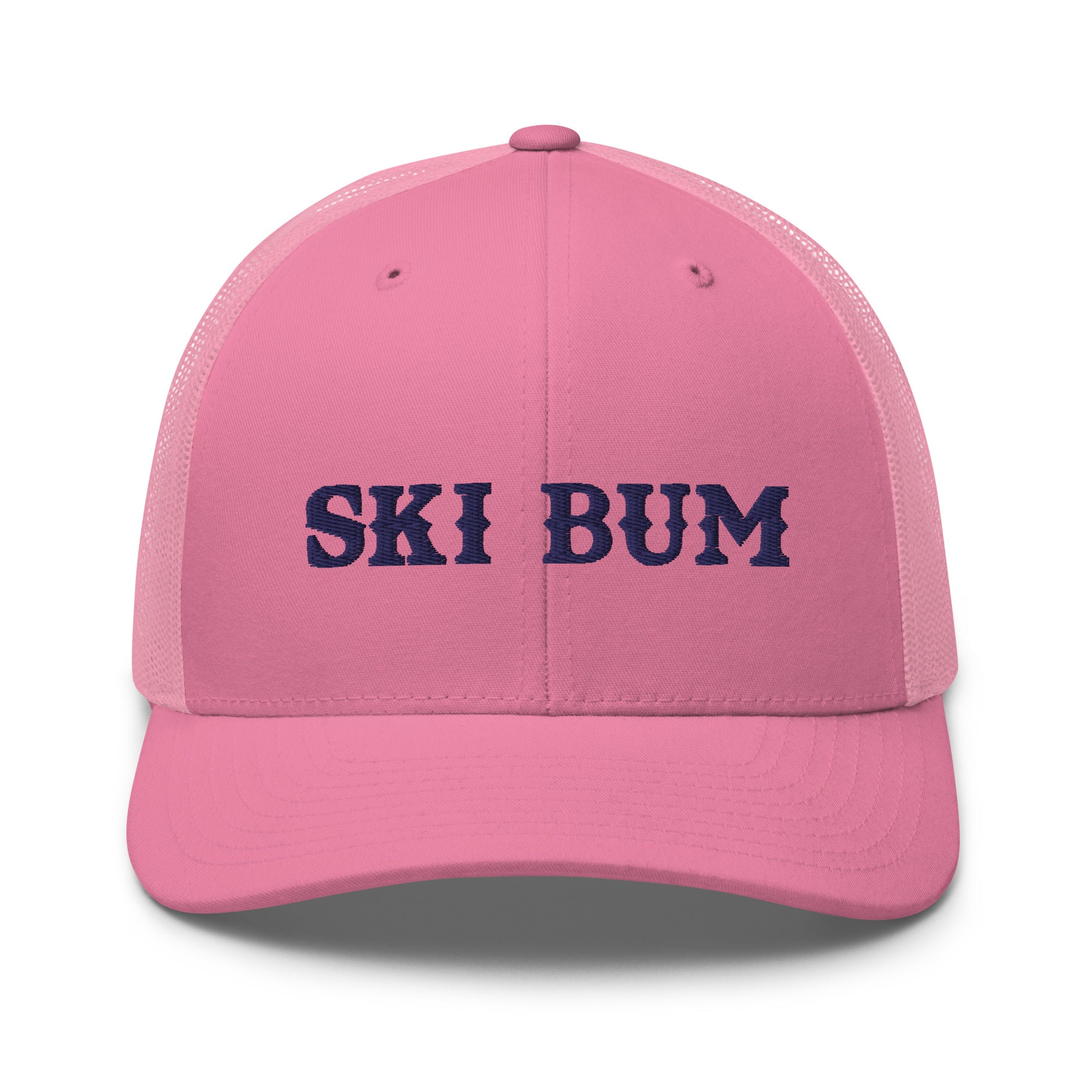 Casquette trucker rétro Ski Bum Navy 3DPuffy