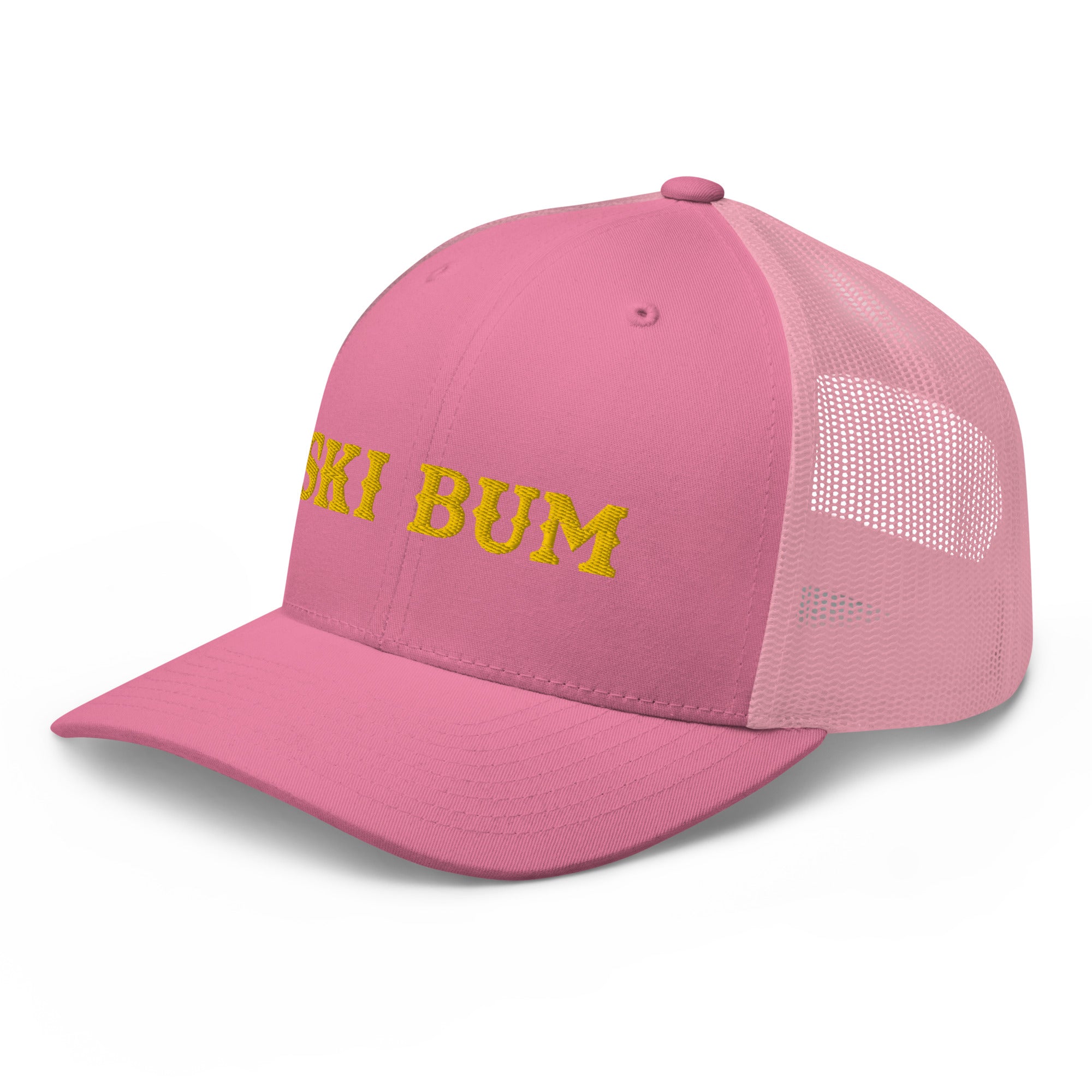 Casquette trucker rétro Ski Bum Gold