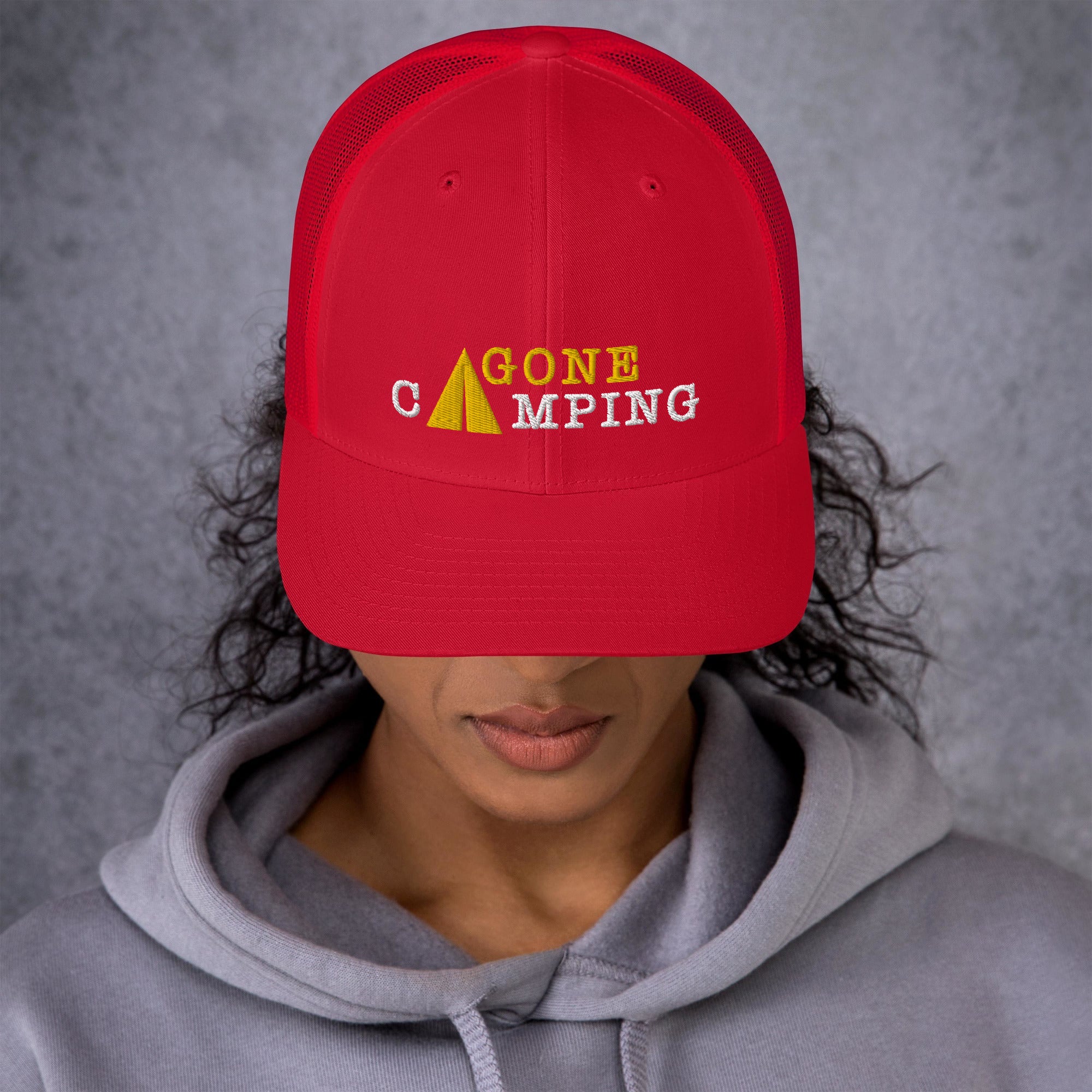 Retro Trucker Cap Gone Camping