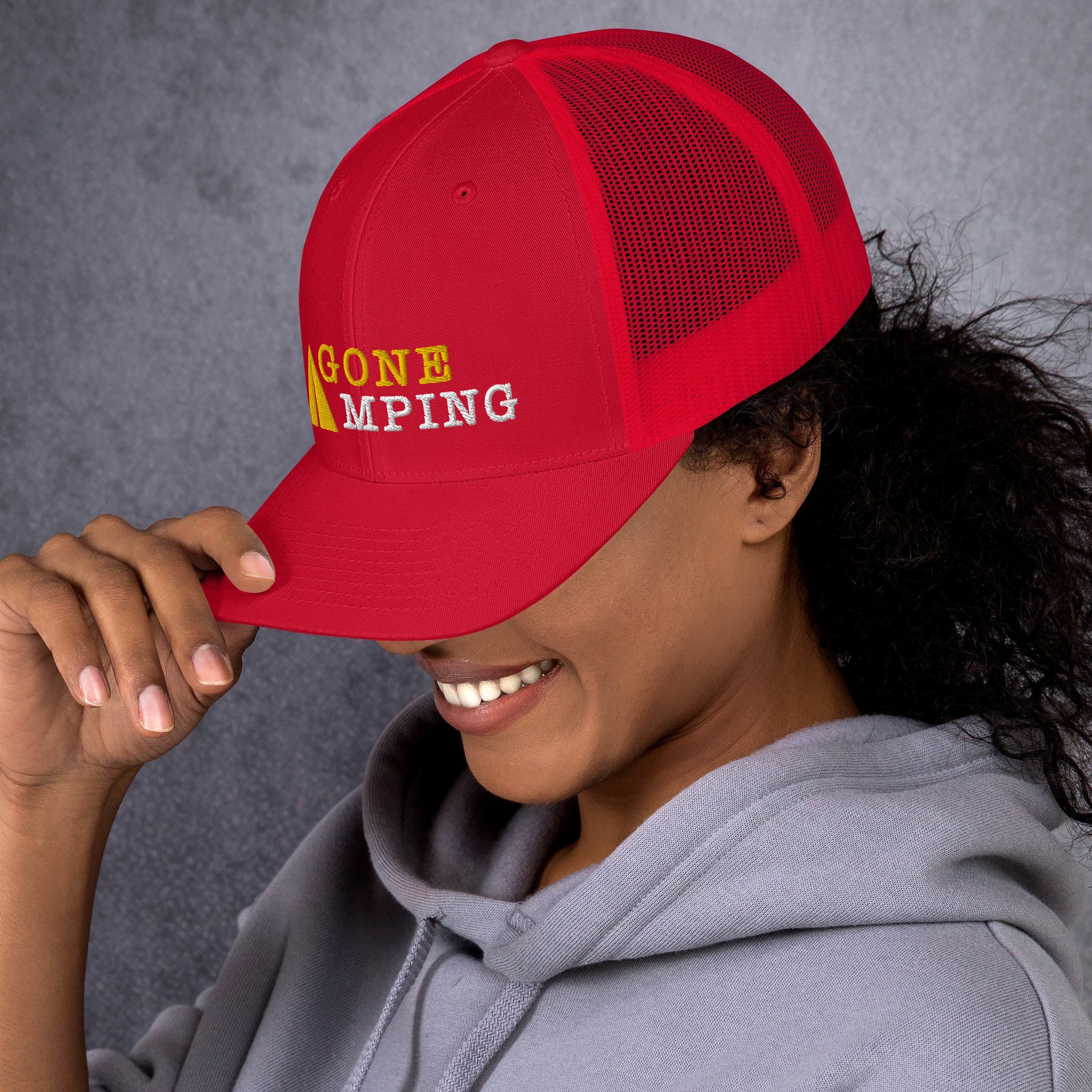 Retro Trucker Cap Gone Camping