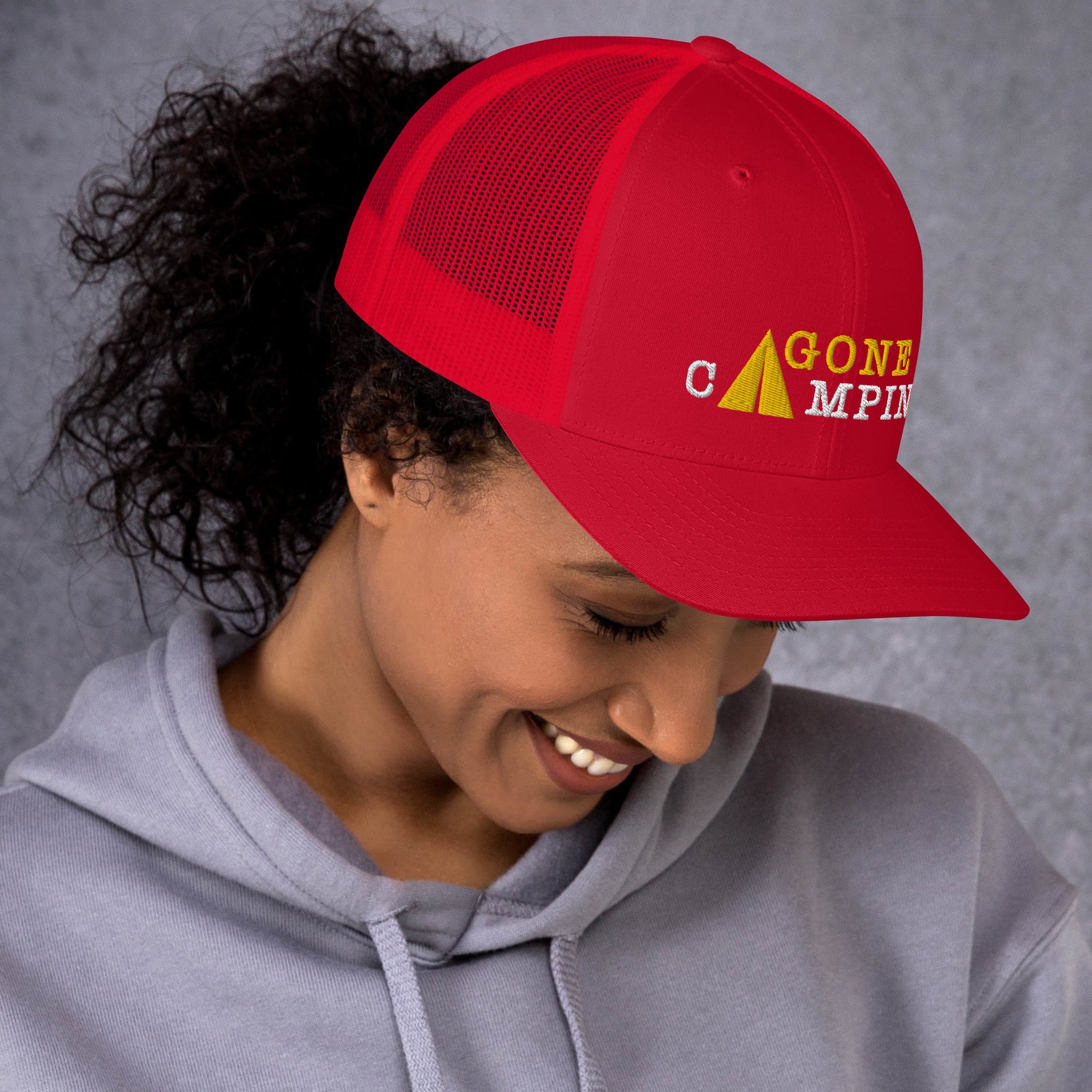 Retro Trucker Cap Gone Camping