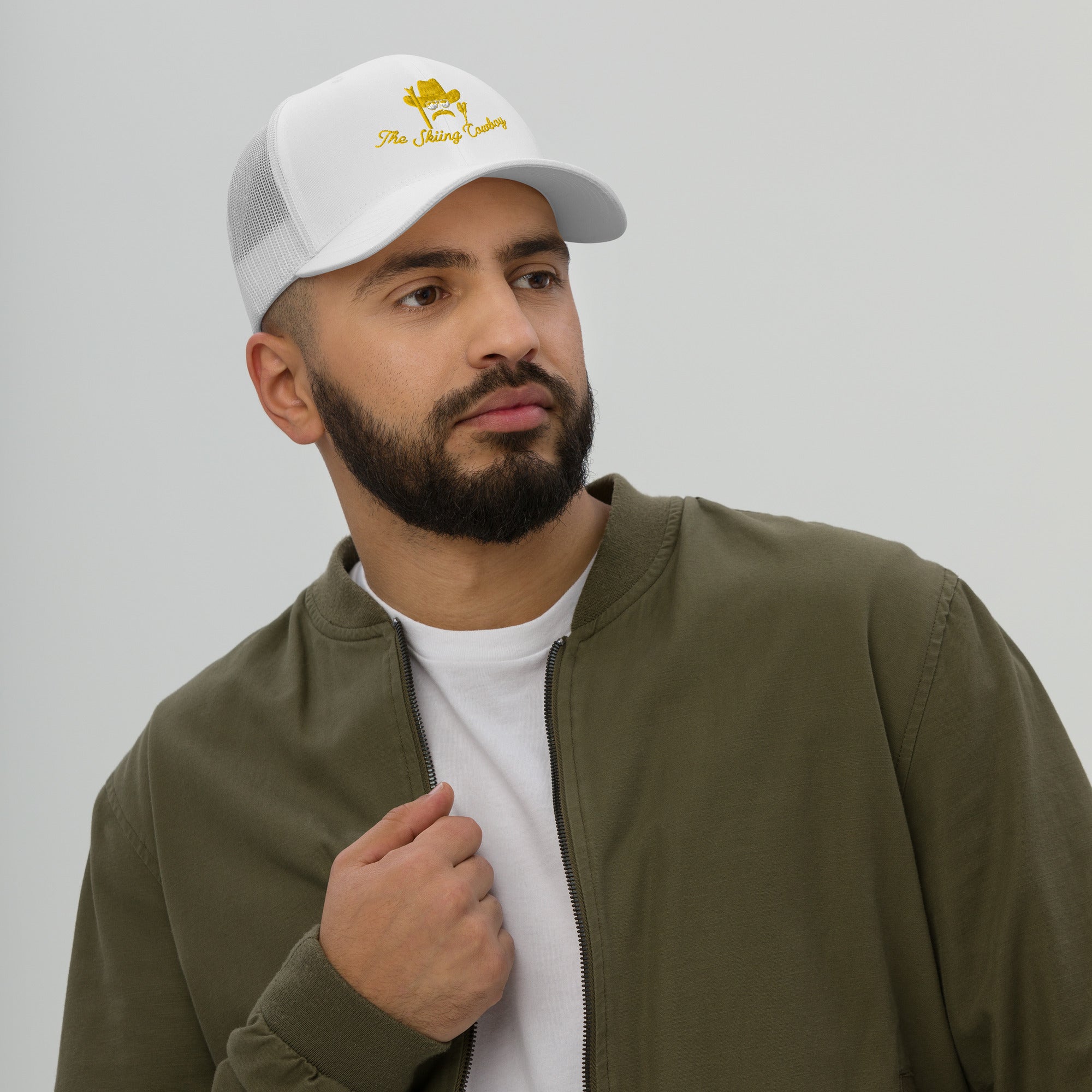 Casquette trucker rétro The Skiing Cowboy