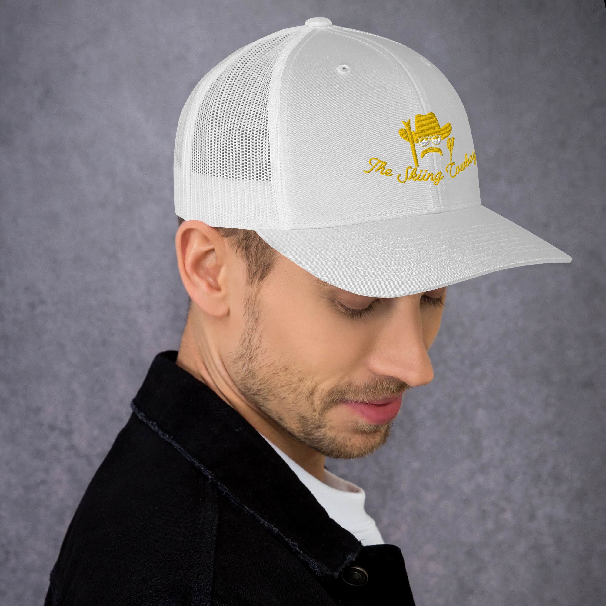 Casquette trucker rétro The Skiing Cowboy