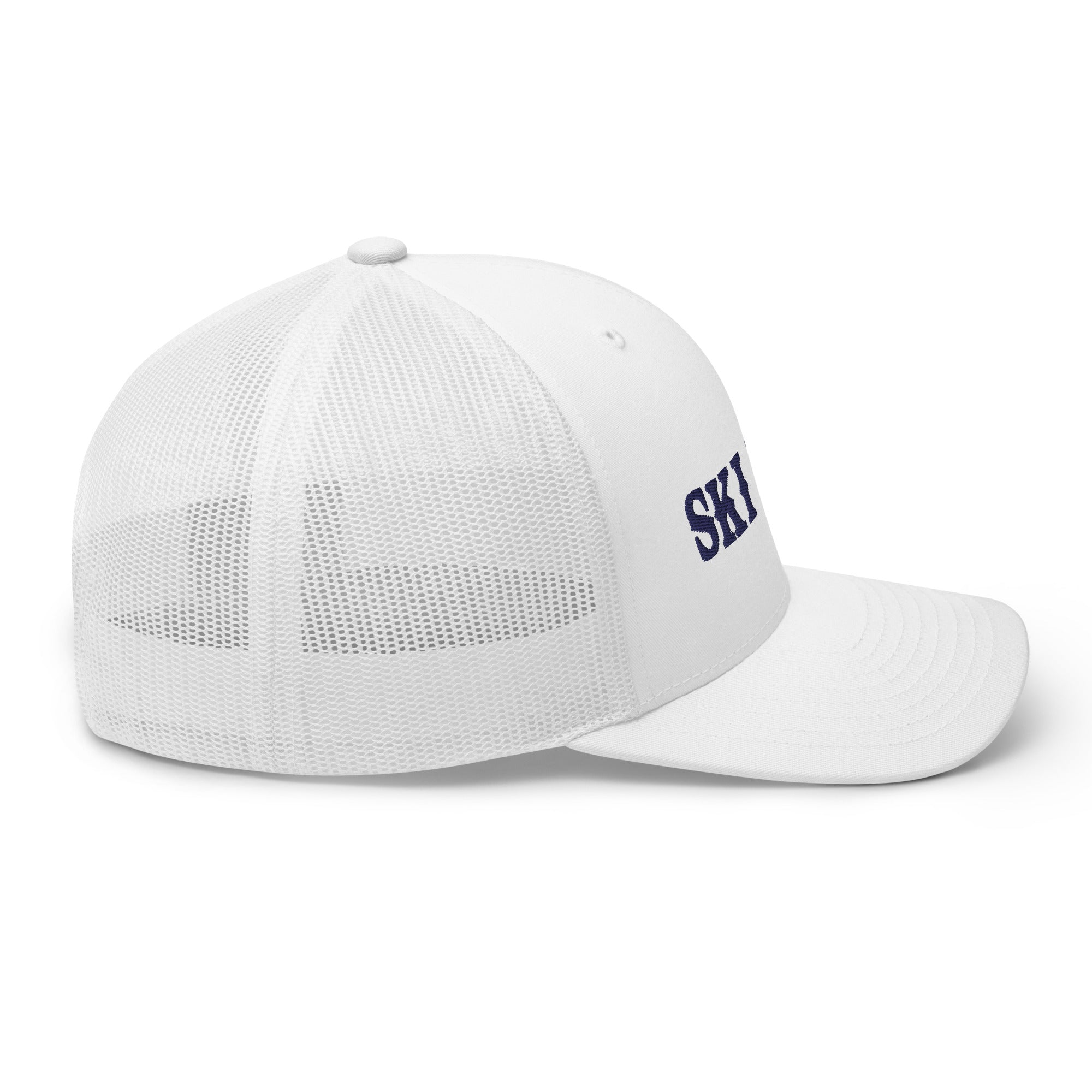 Casquette trucker rétro Ski Bum Navy 3DPuffy