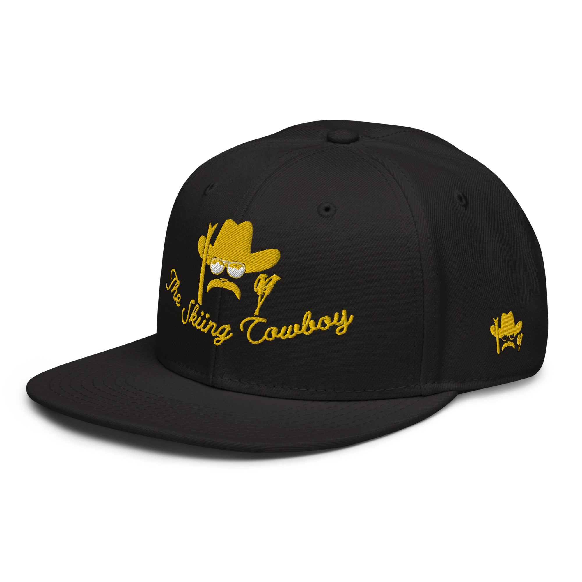 Snapback Otto Cap The Skiing Cowboy (3 sides)