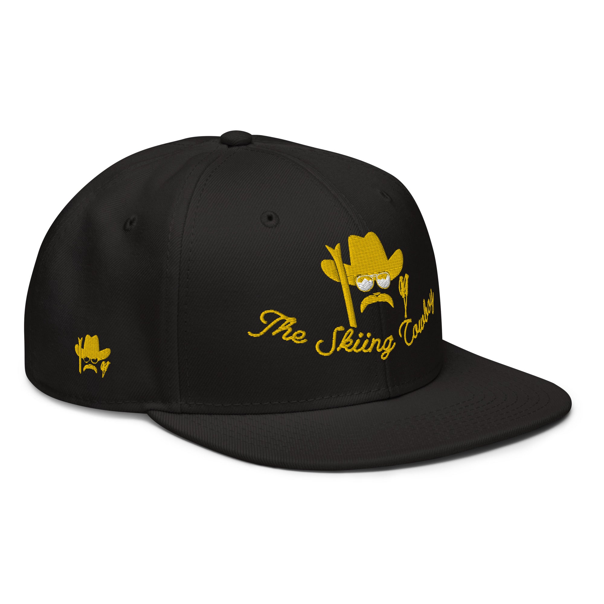 Snapback Otto Cap The Skiing Cowboy (3 sides)
