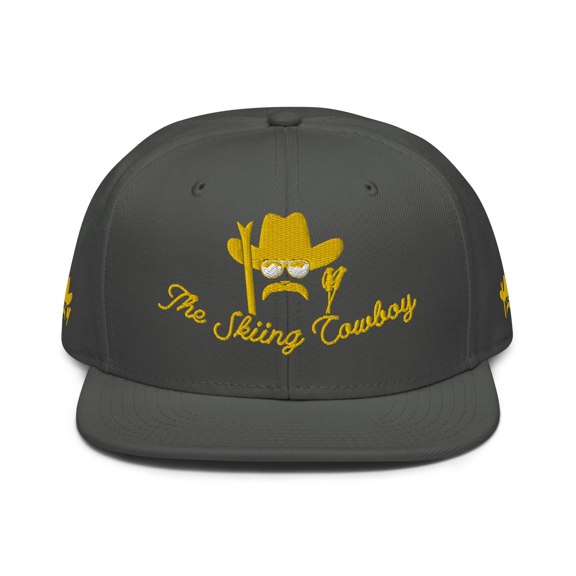 Snapback Otto Cap The Skiing Cowboy (3 sides)