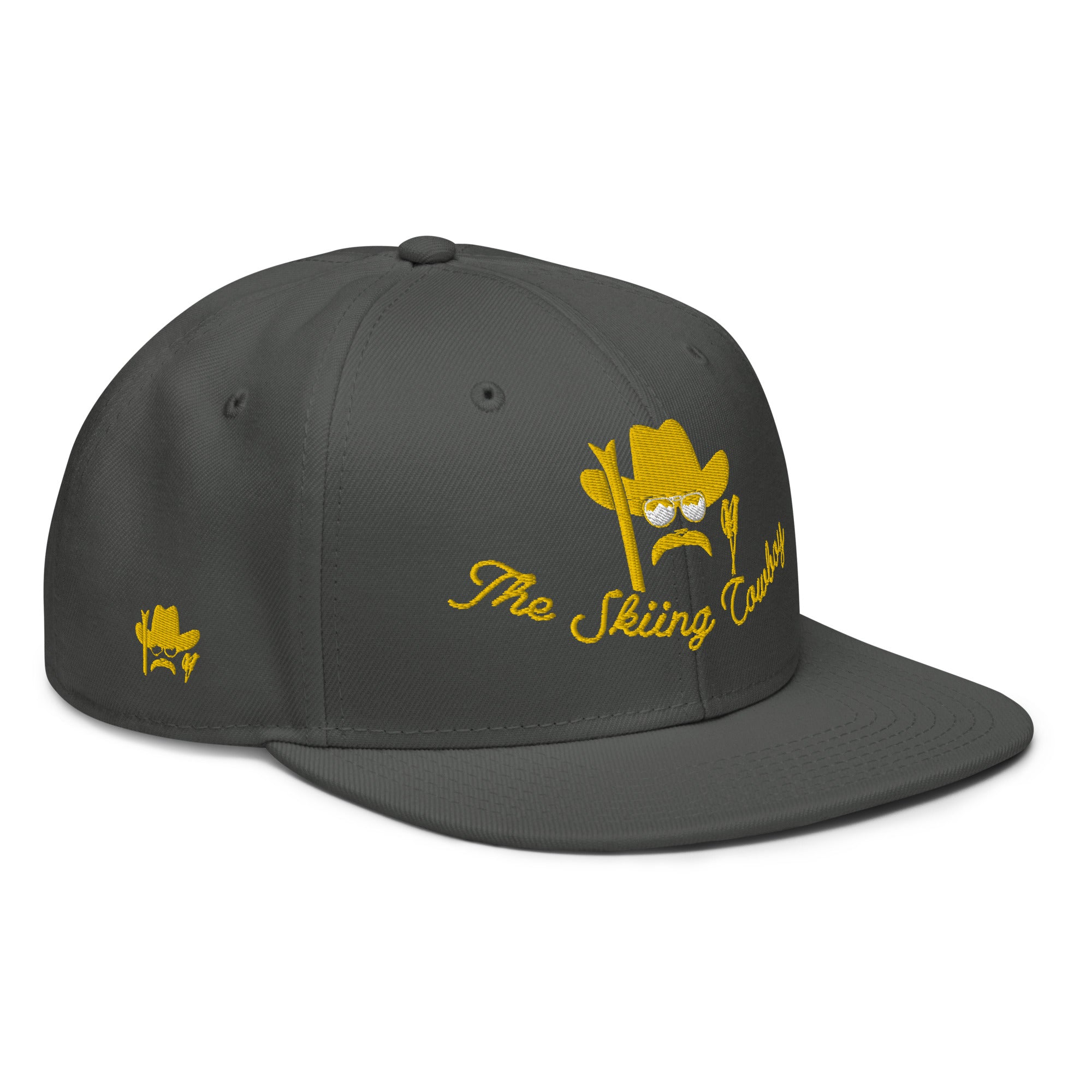 Snapback Otto Cap The Skiing Cowboy (3 sides)