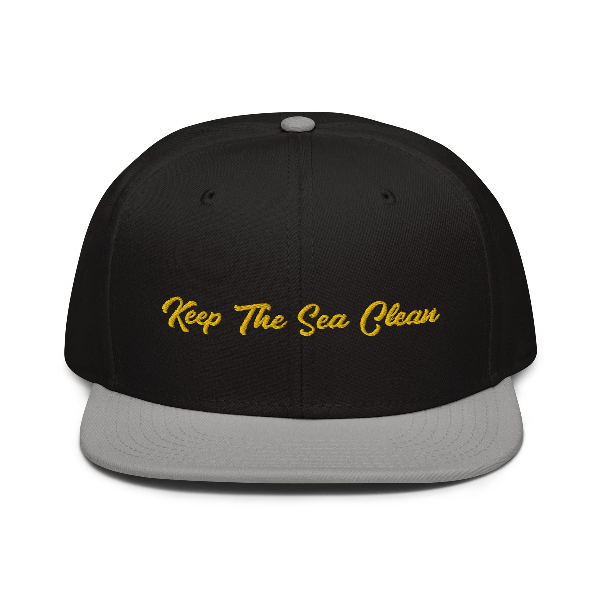 Two-Tone Snapback Otto Cap Keep The Sea Clean