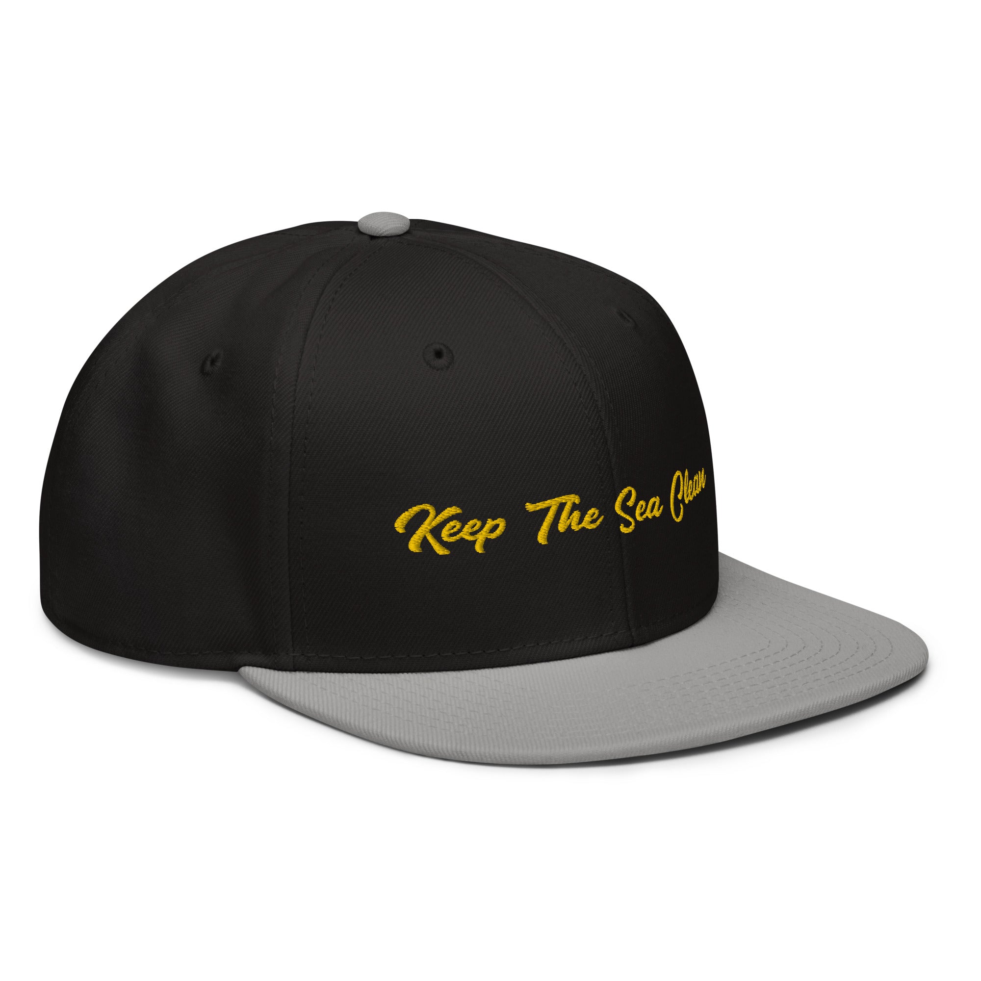 Two-Tone Snapback Otto Cap Keep The Sea Clean
