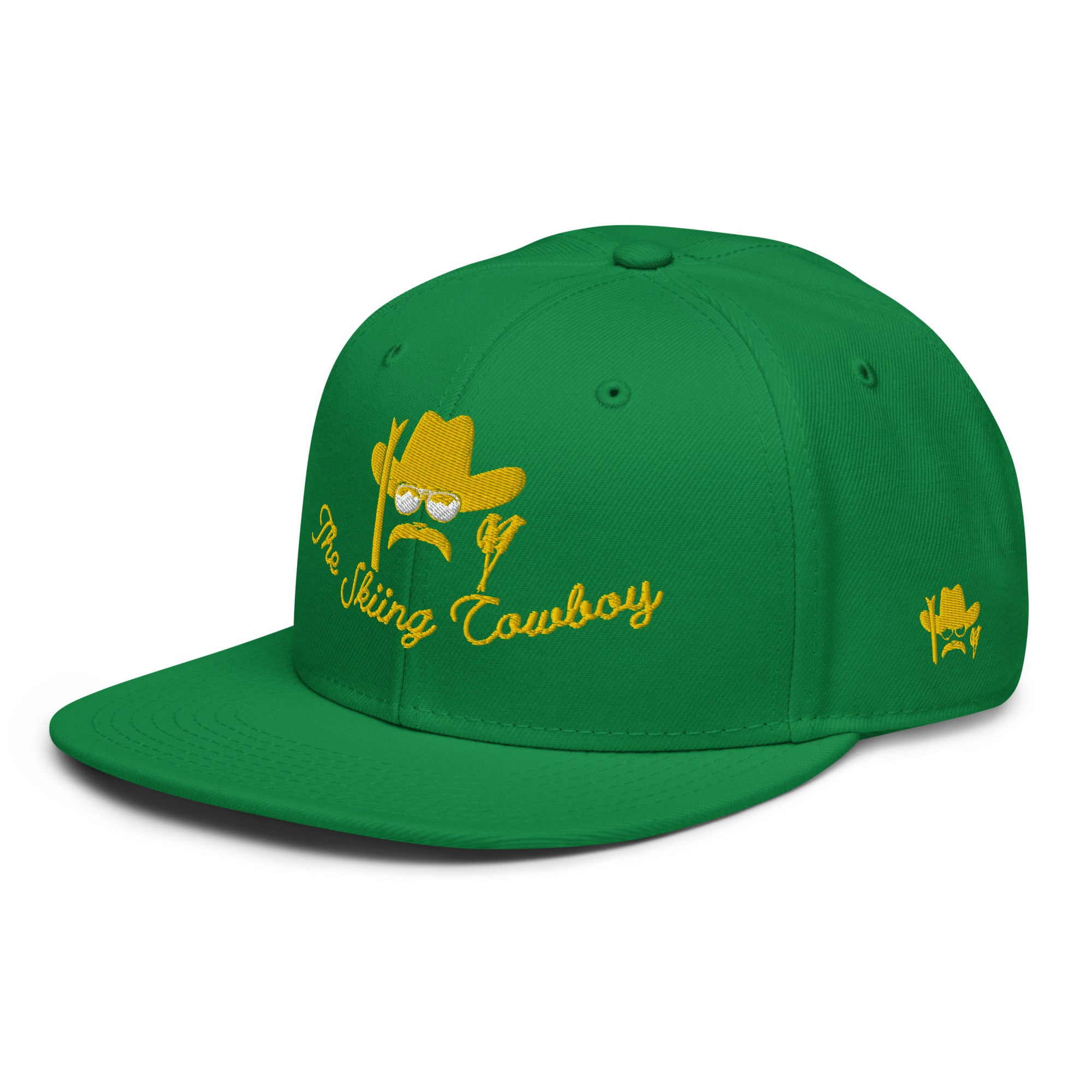 Snapback Otto Cap The Skiing Cowboy (3 sides)