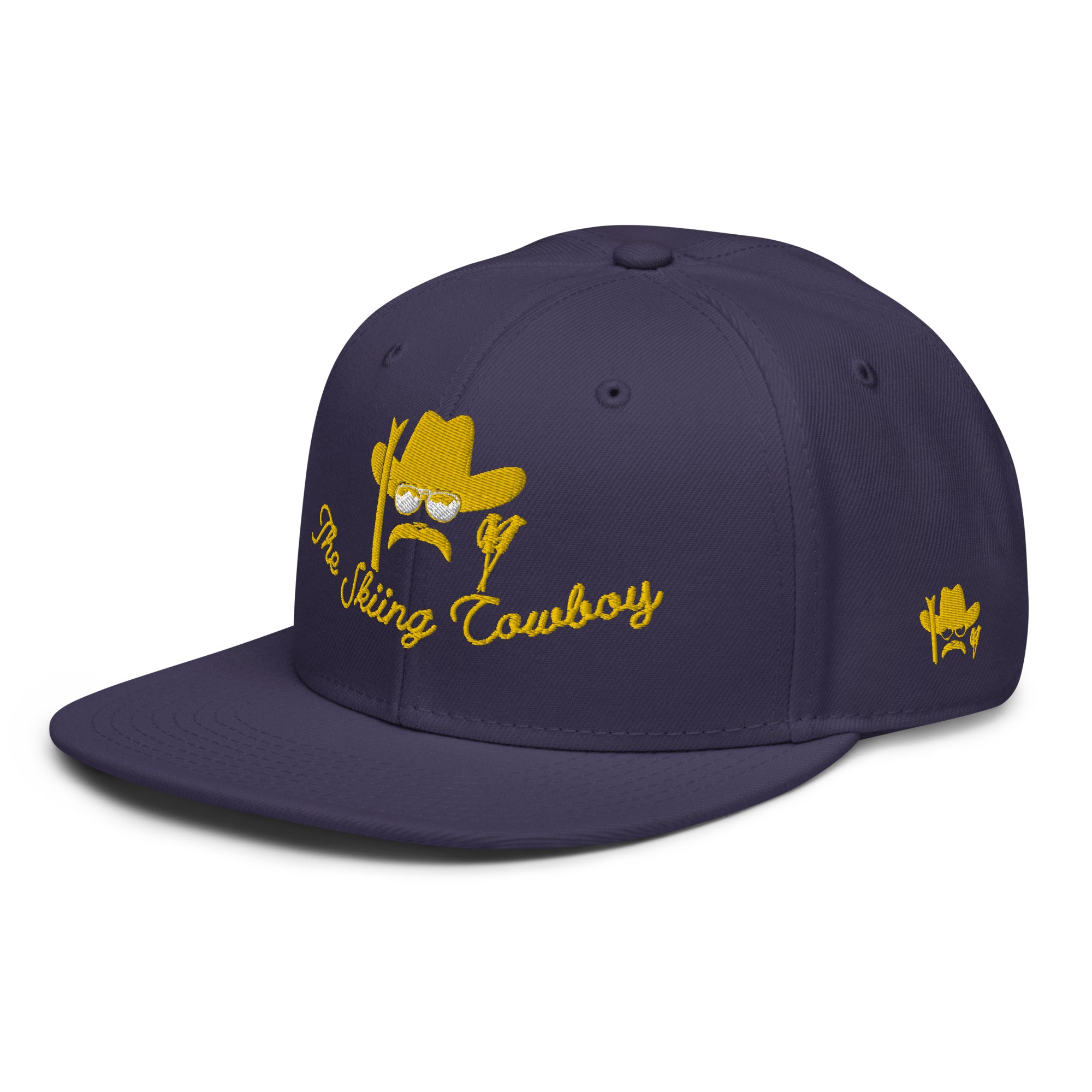 Snapback Otto Cap The Skiing Cowboy (3 sides)