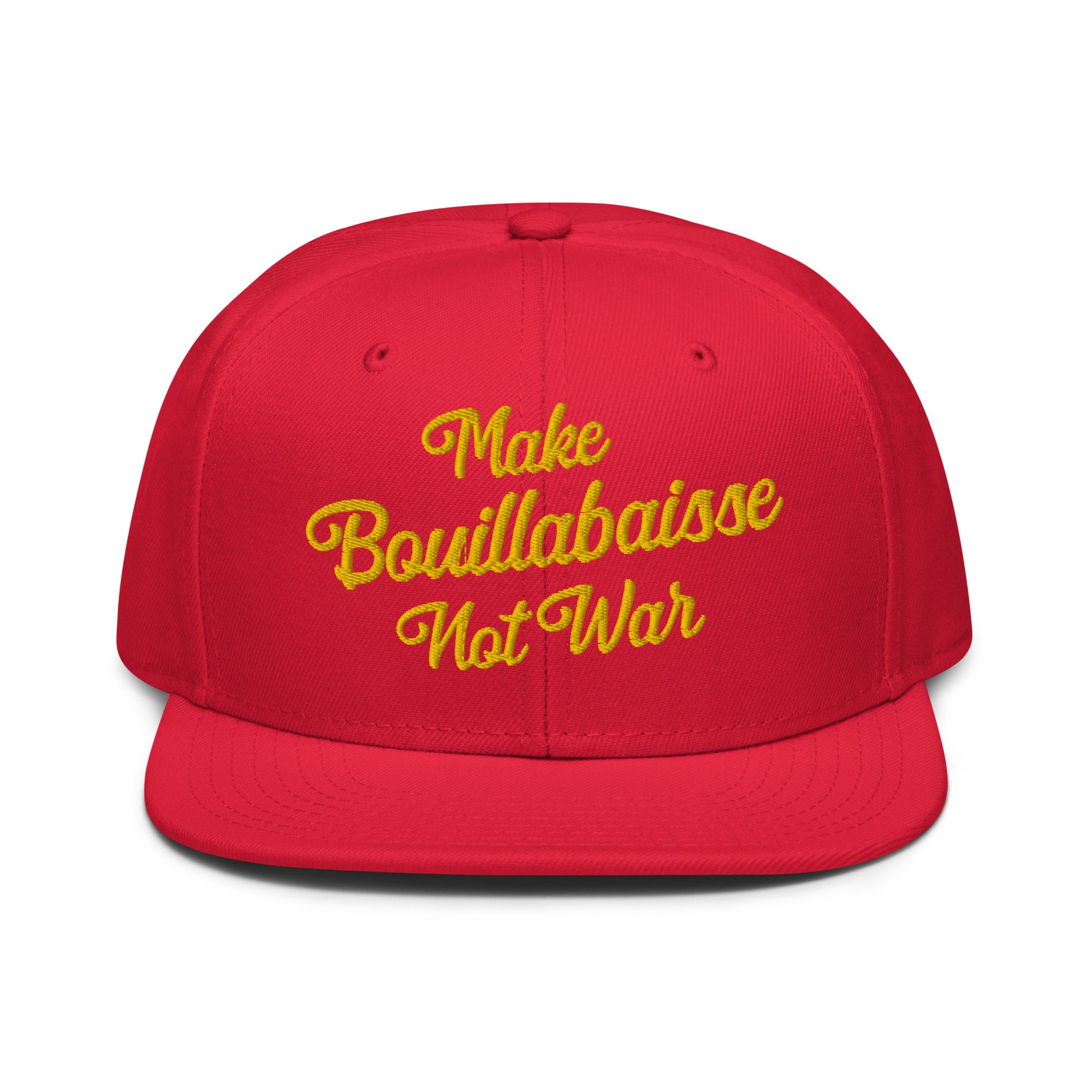 Casquette Snapback Otto Cap Make Bouillabaisse Not War