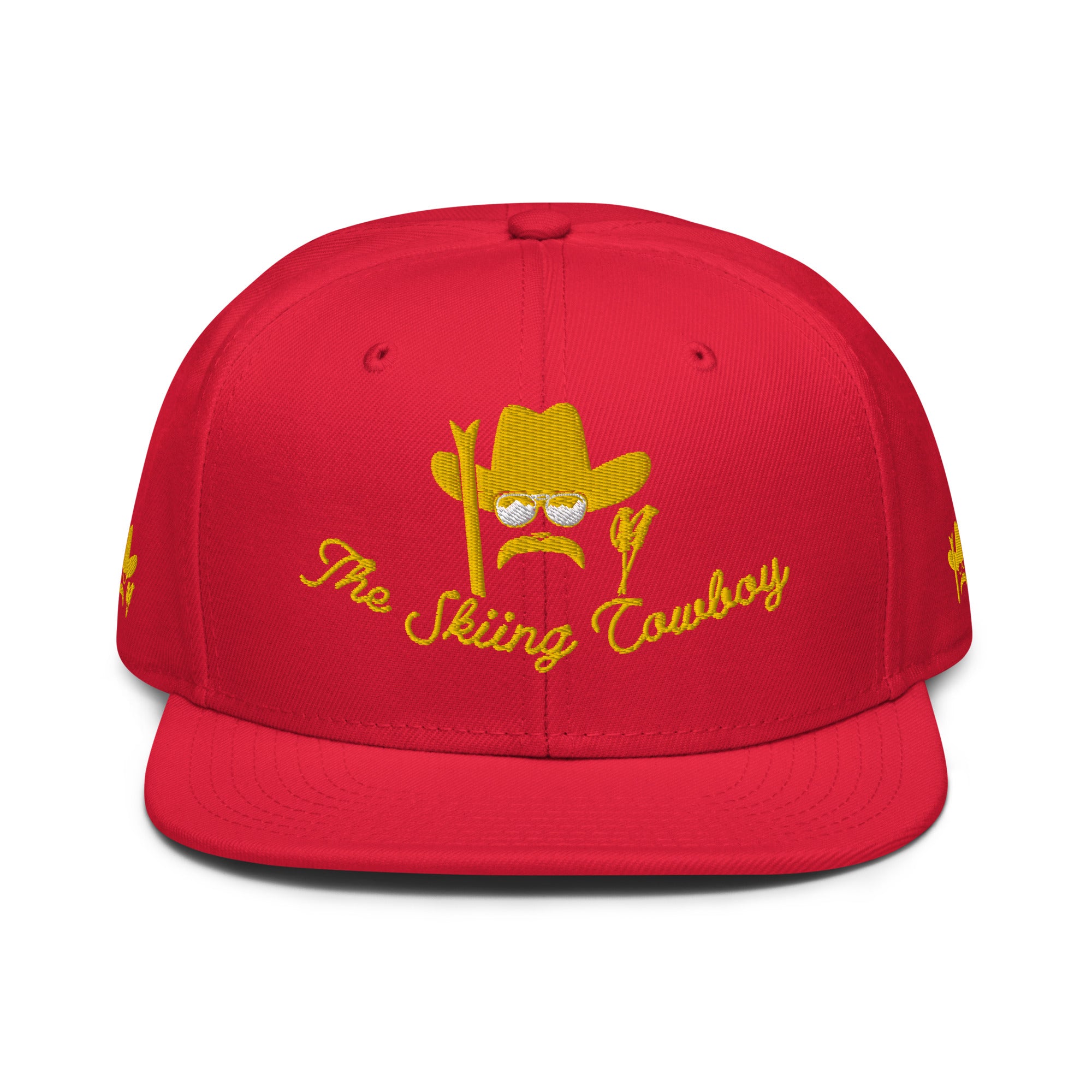 Snapback Otto Cap The Skiing Cowboy (3 sides)
