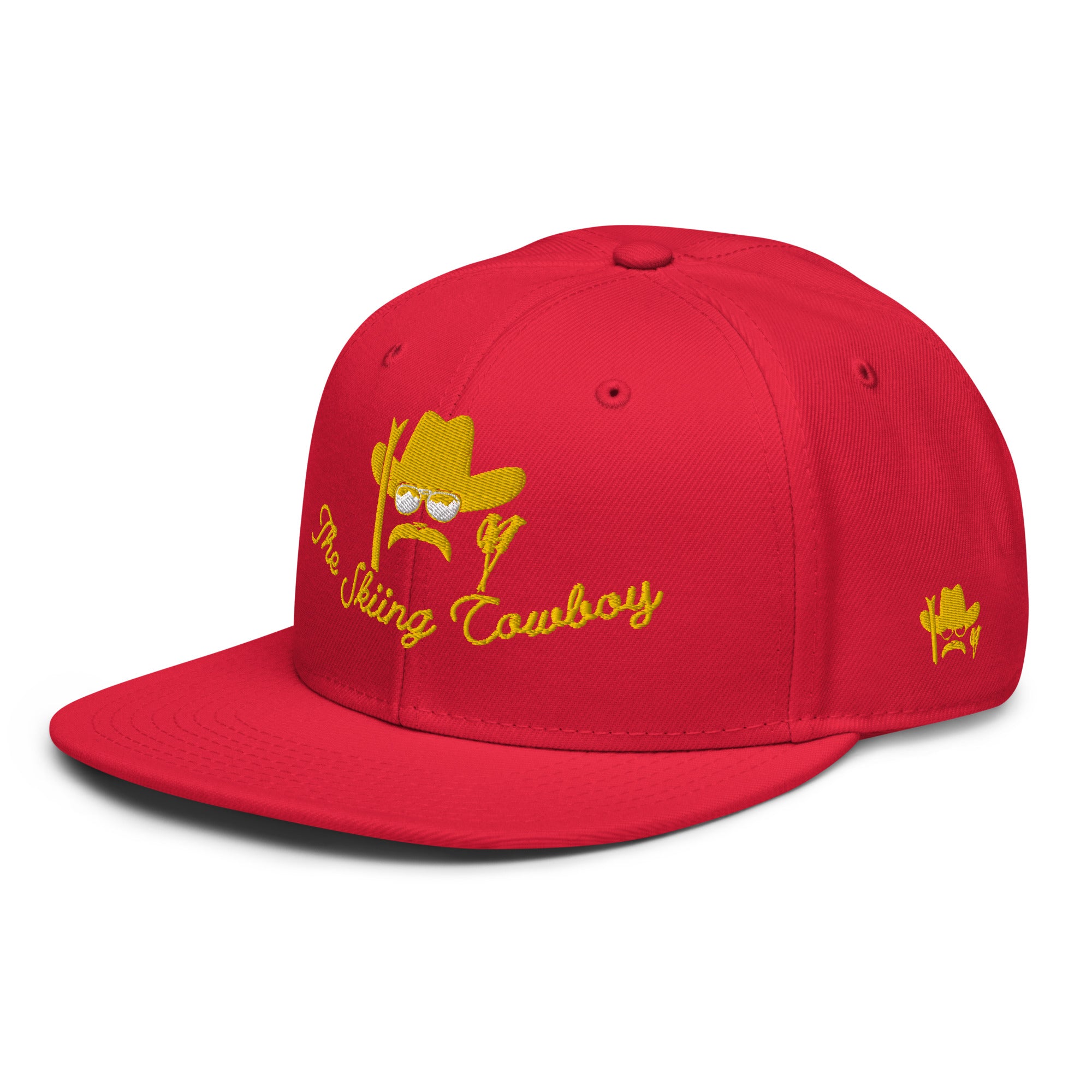 Snapback Otto Cap The Skiing Cowboy (3 sides)