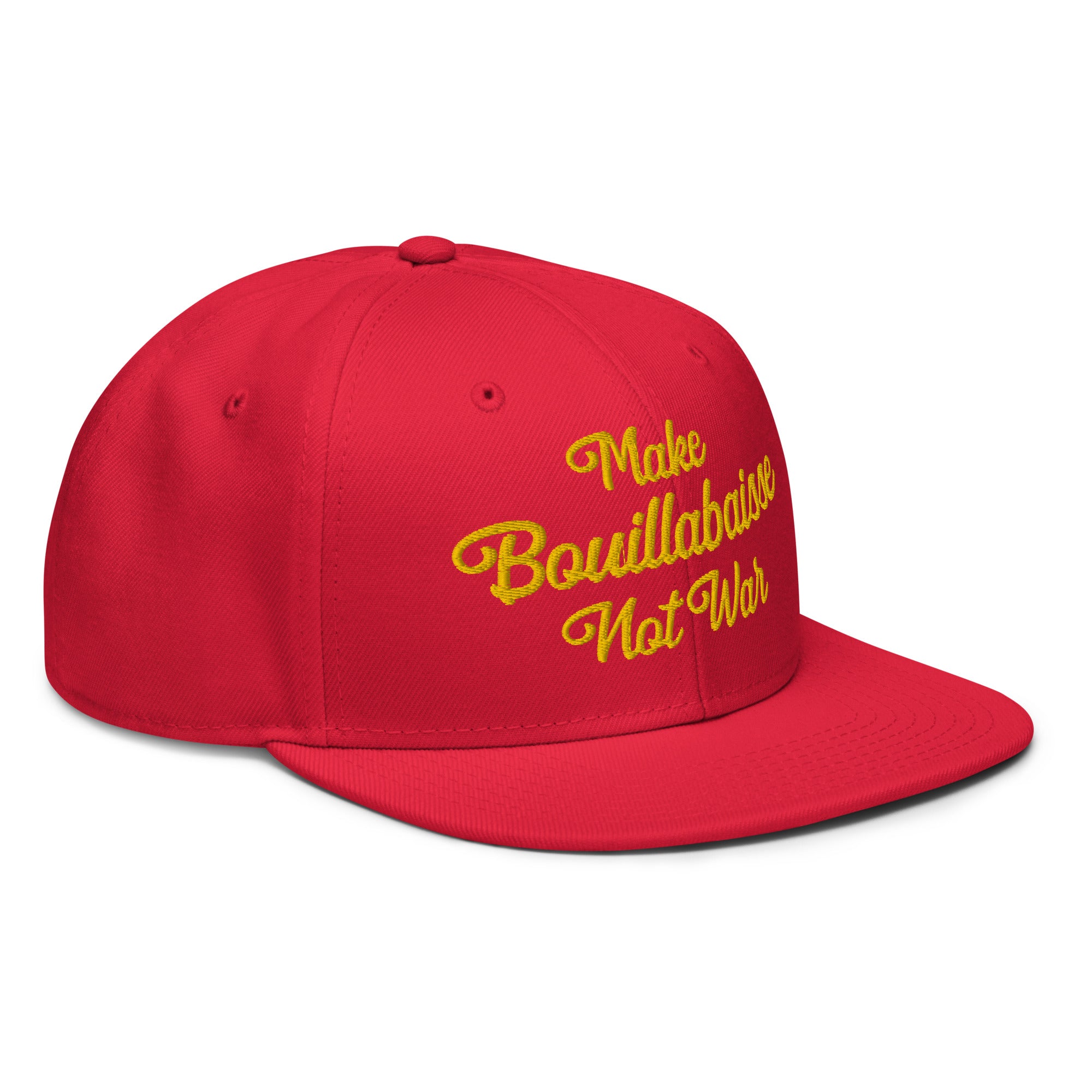 Casquette Snapback Otto Cap Make Bouillabaisse Not War