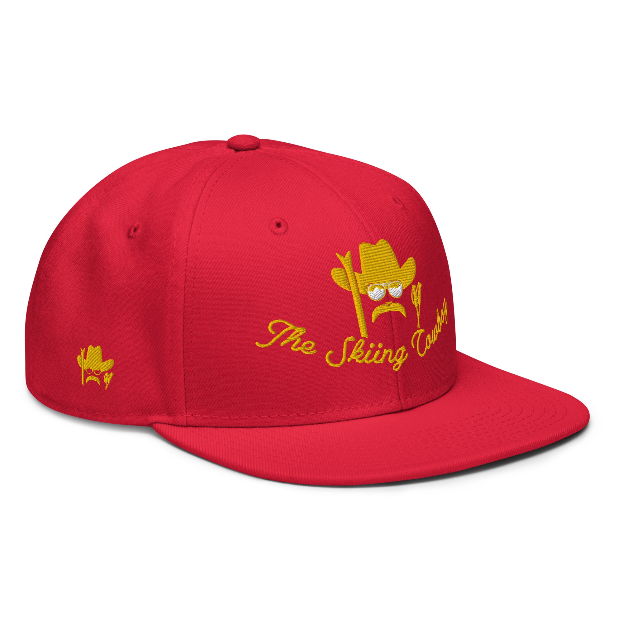 Snapback Otto Cap The Skiing Cowboy (3 sides)
