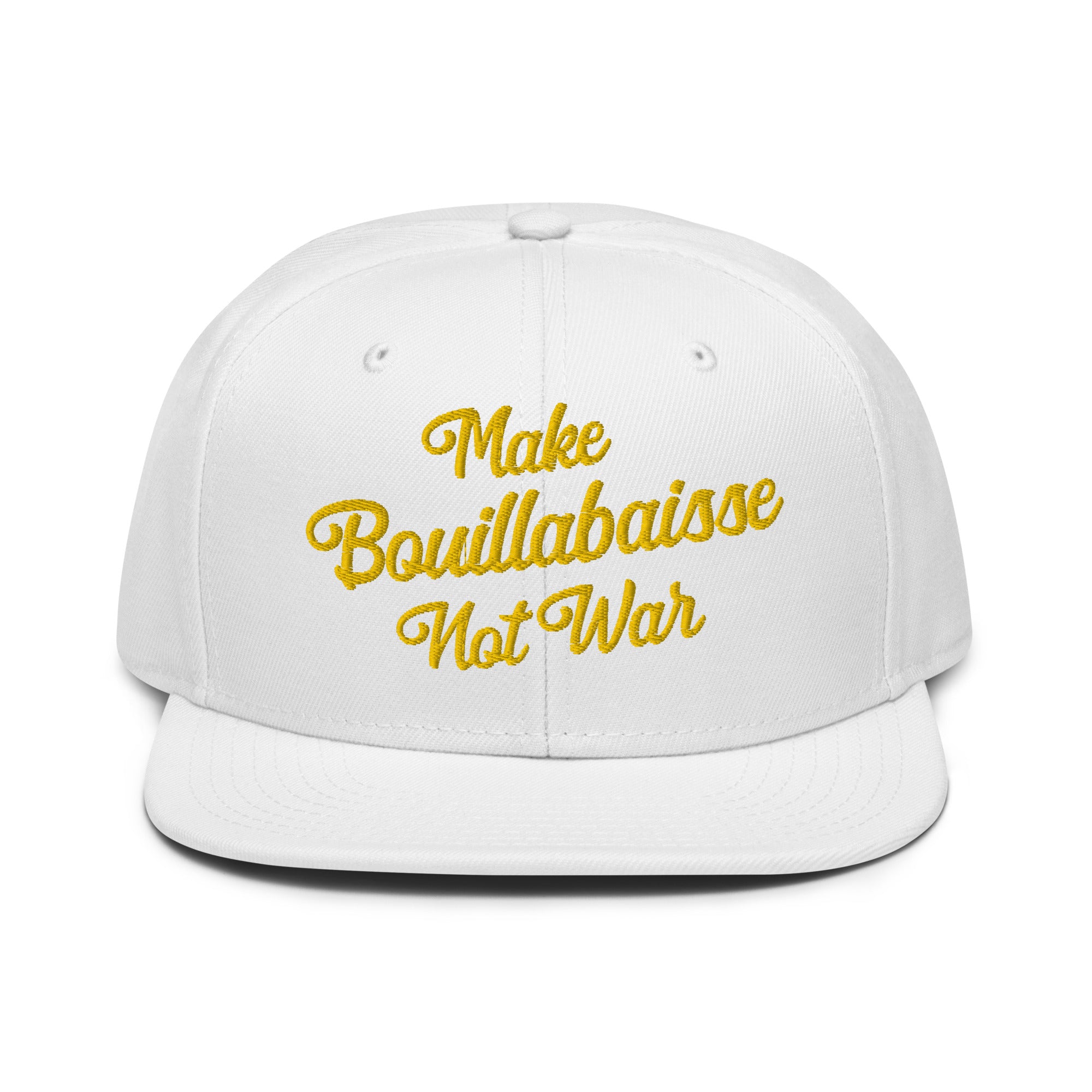 Casquette Snapback Otto Cap Make Bouillabaisse Not War