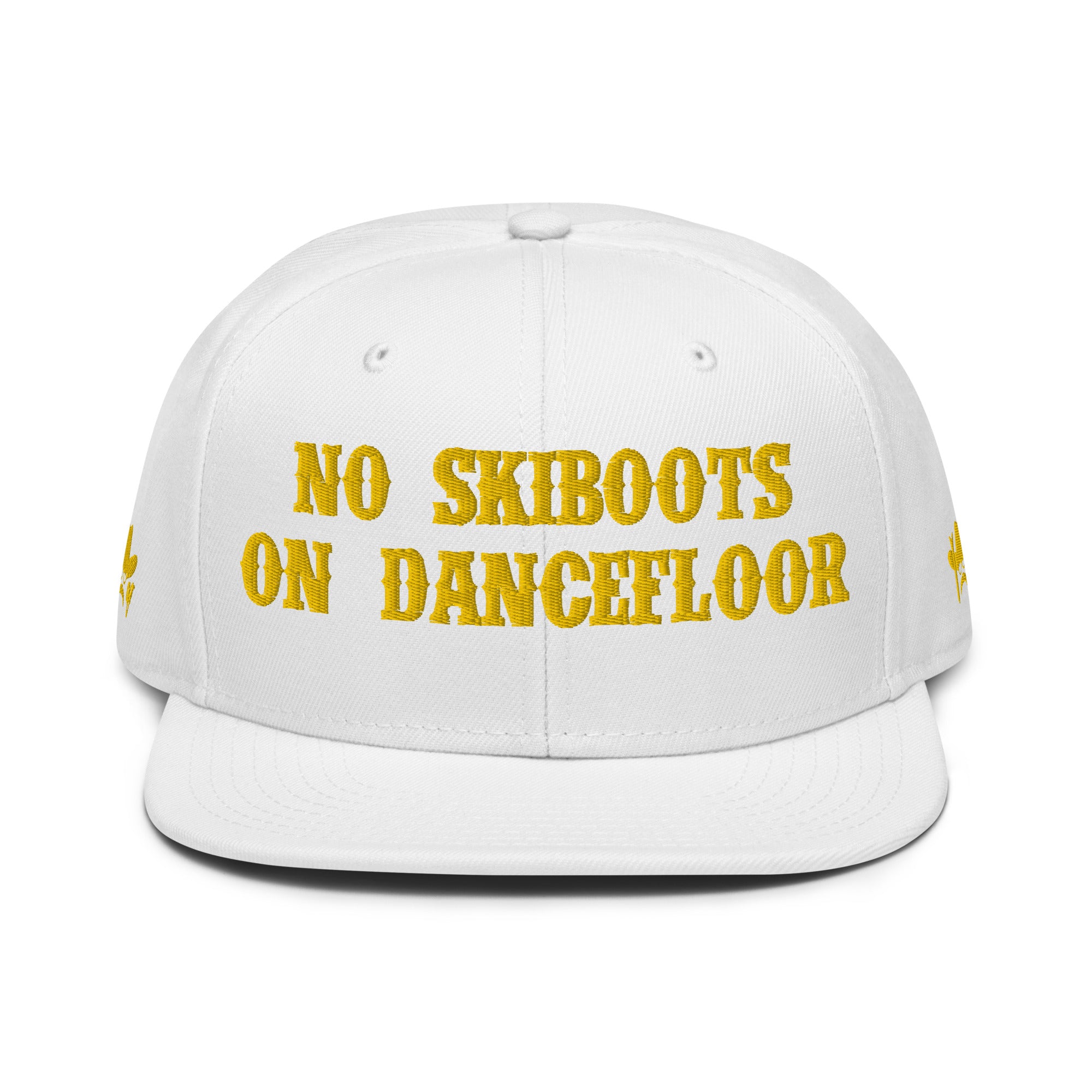 Casquette Snapback Otto Cap No Skiboots on Dancefloor Gold brodé sur 3 côtés