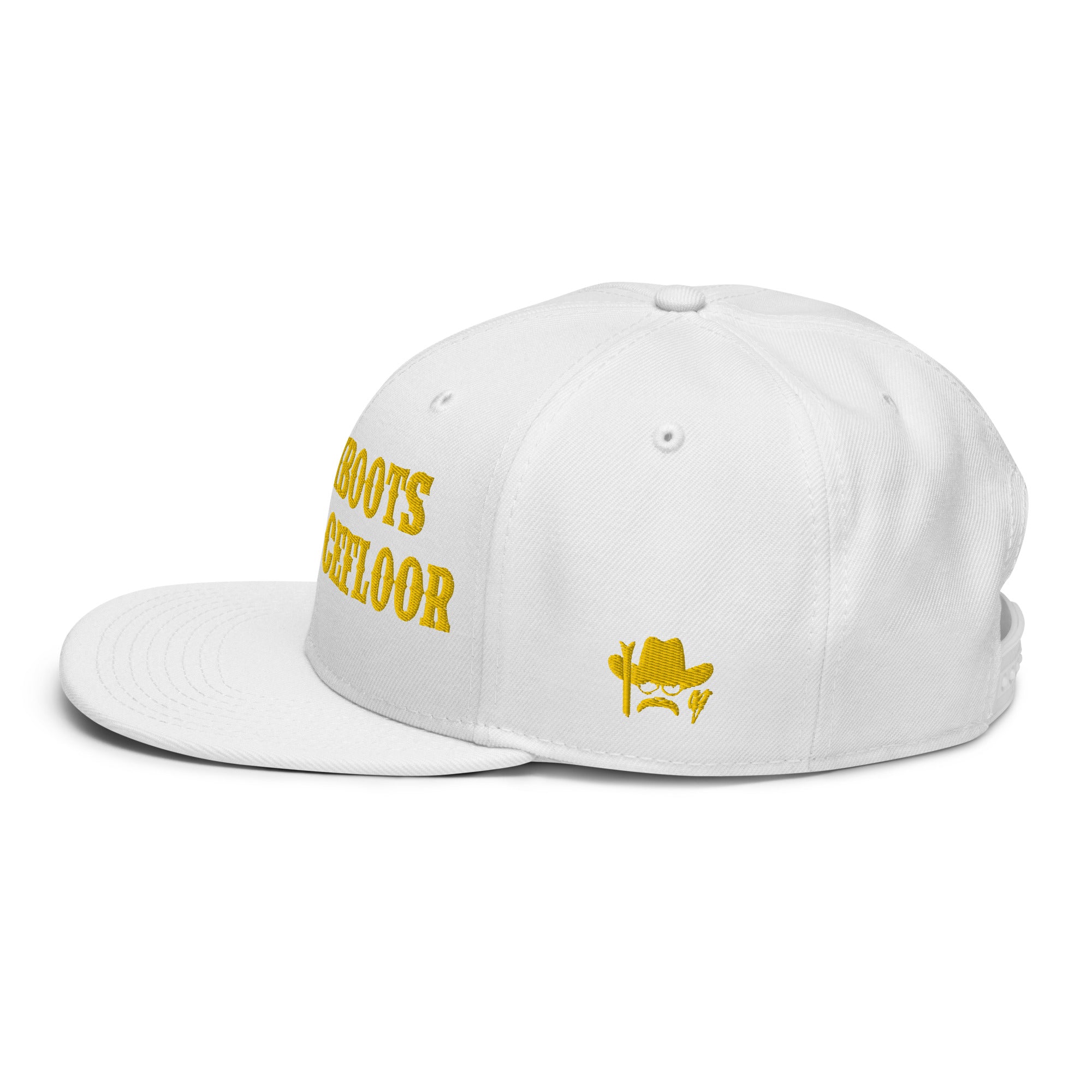 Casquette Snapback Otto Cap No Skiboots on Dancefloor Gold brodé sur 3 côtés