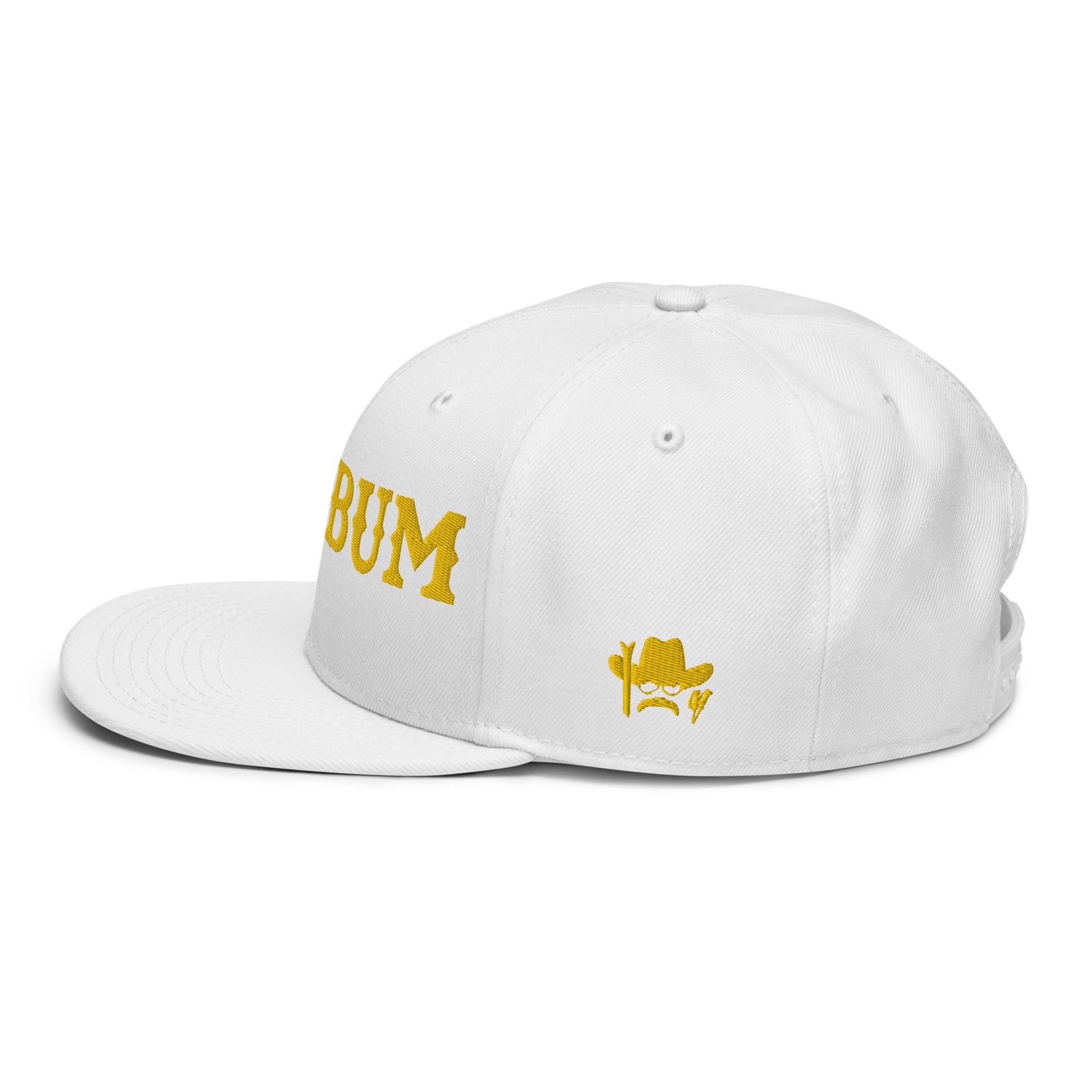 Casquette Snapback Otto Cap Ski Bum Gold brodé 3DPuffy sur 3 côtés