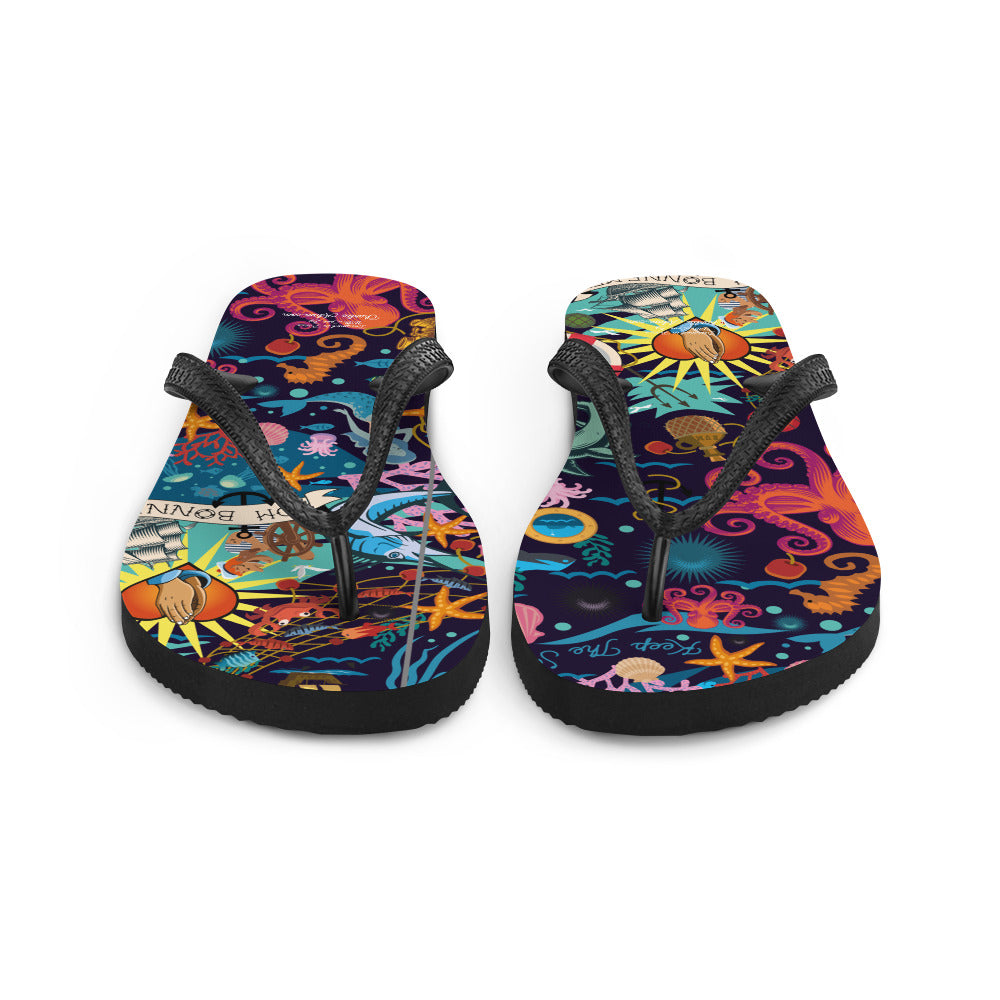 Tongs Oh Bonne Mer Dark Blue