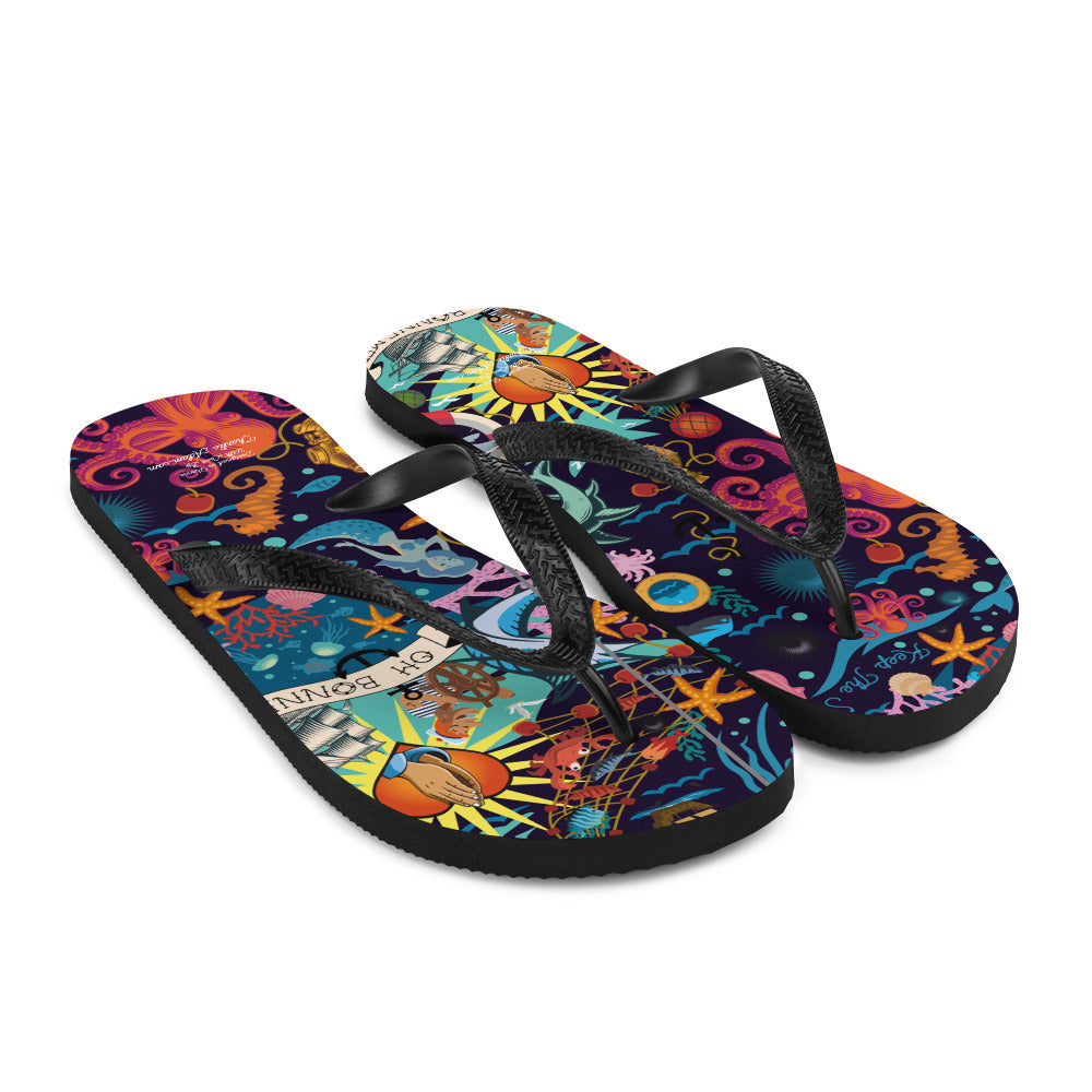 Tongs Oh Bonne Mer Dark Blue