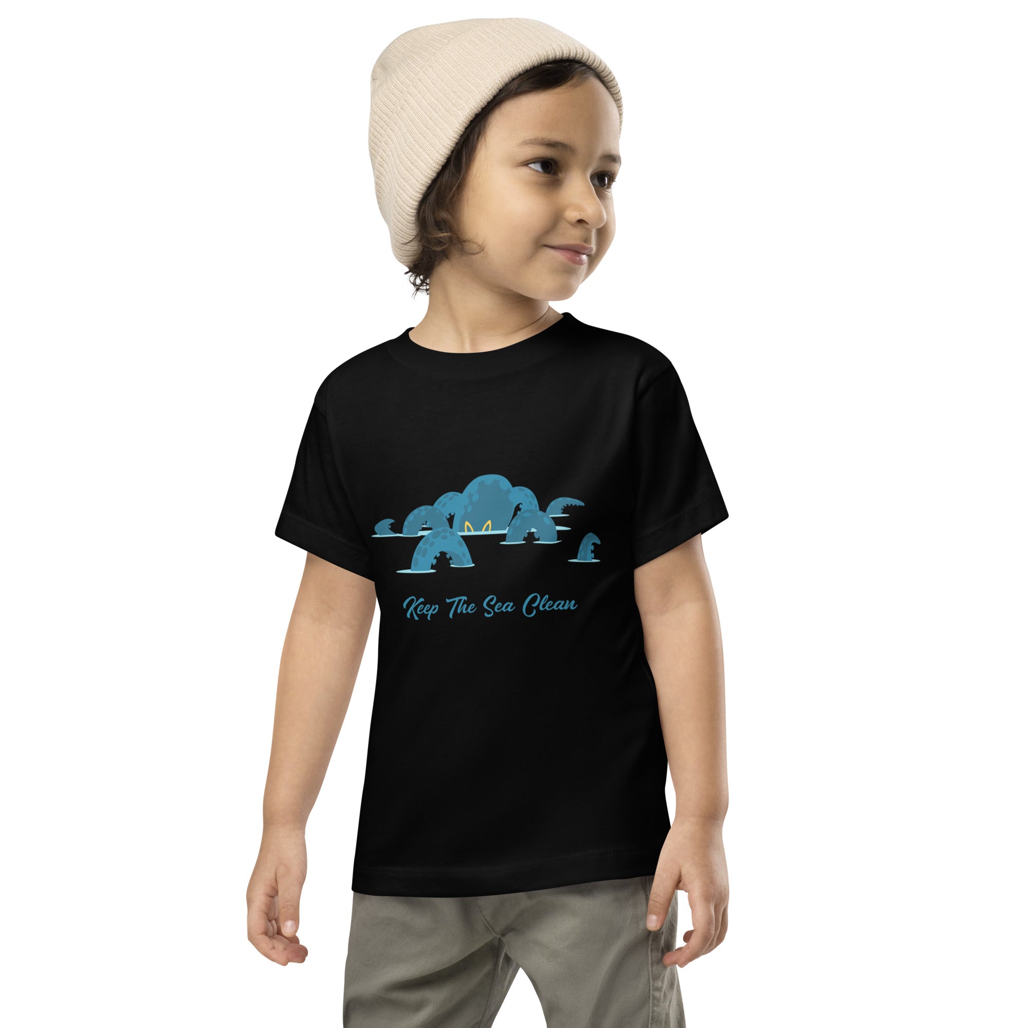 T-shirt pour enfant en bas âge Octopus Blue