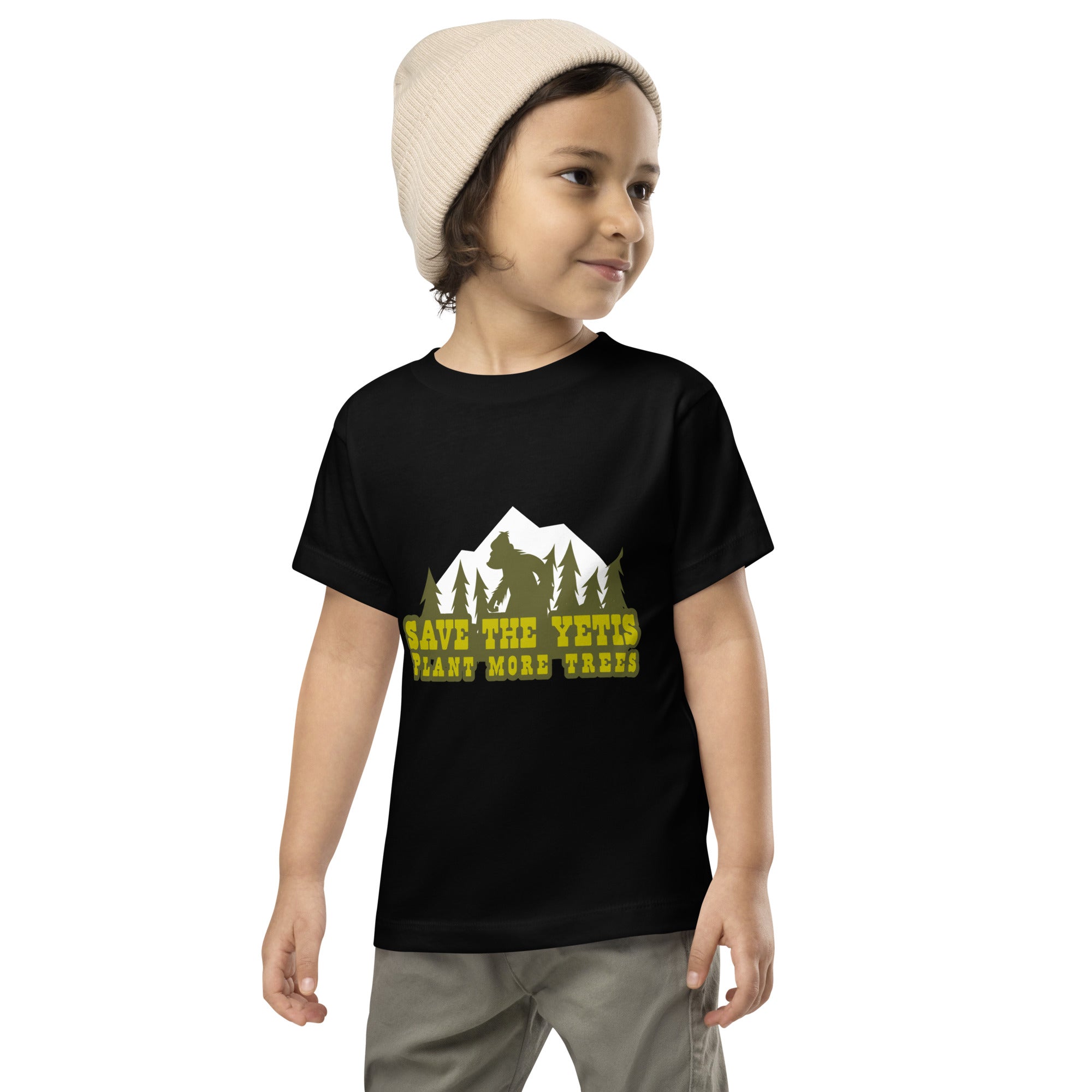 T-shirt pour enfant en bas âge Save the Yetis Plant more Trees