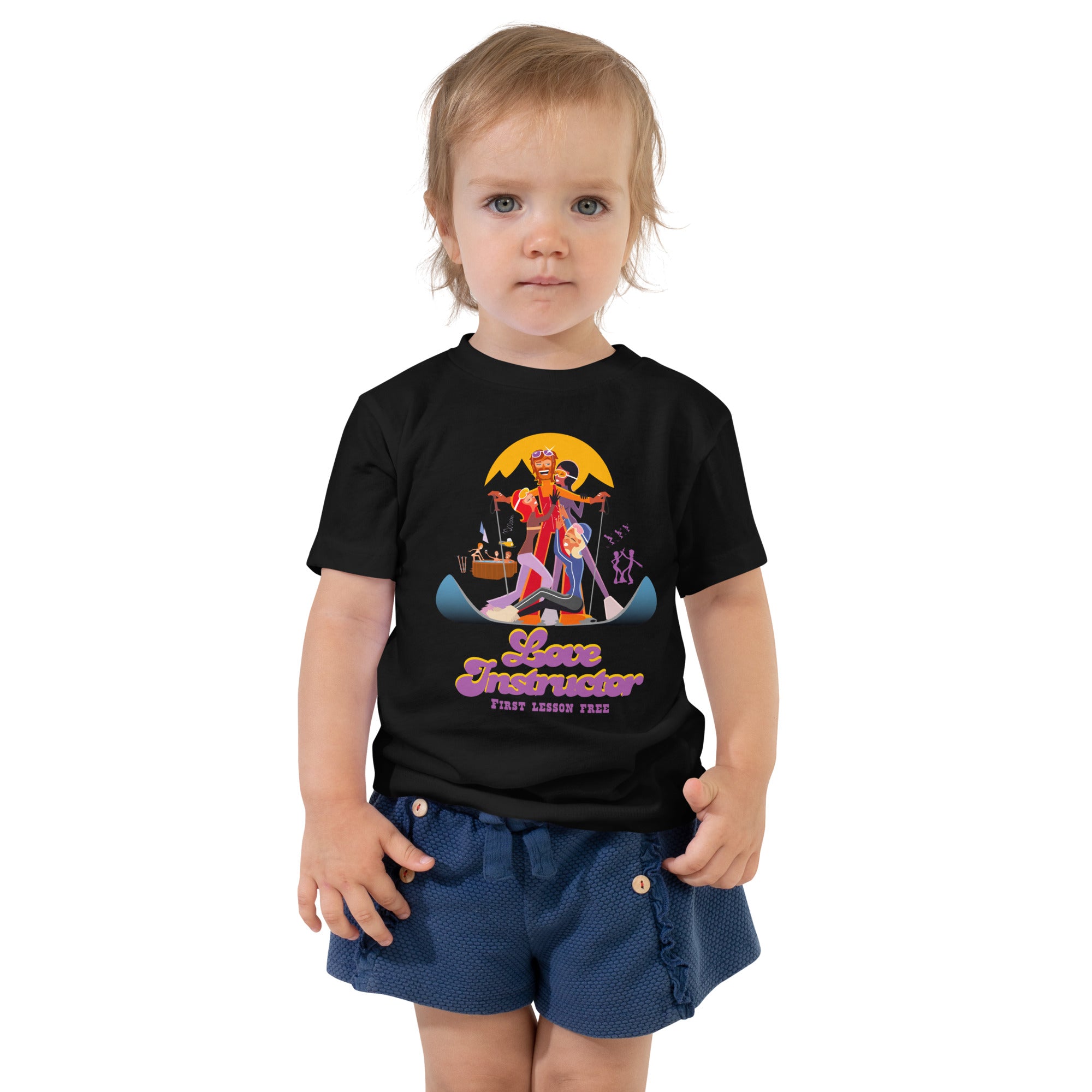 T-shirt pour enfant en bas âge Love Instructor First Lesson free