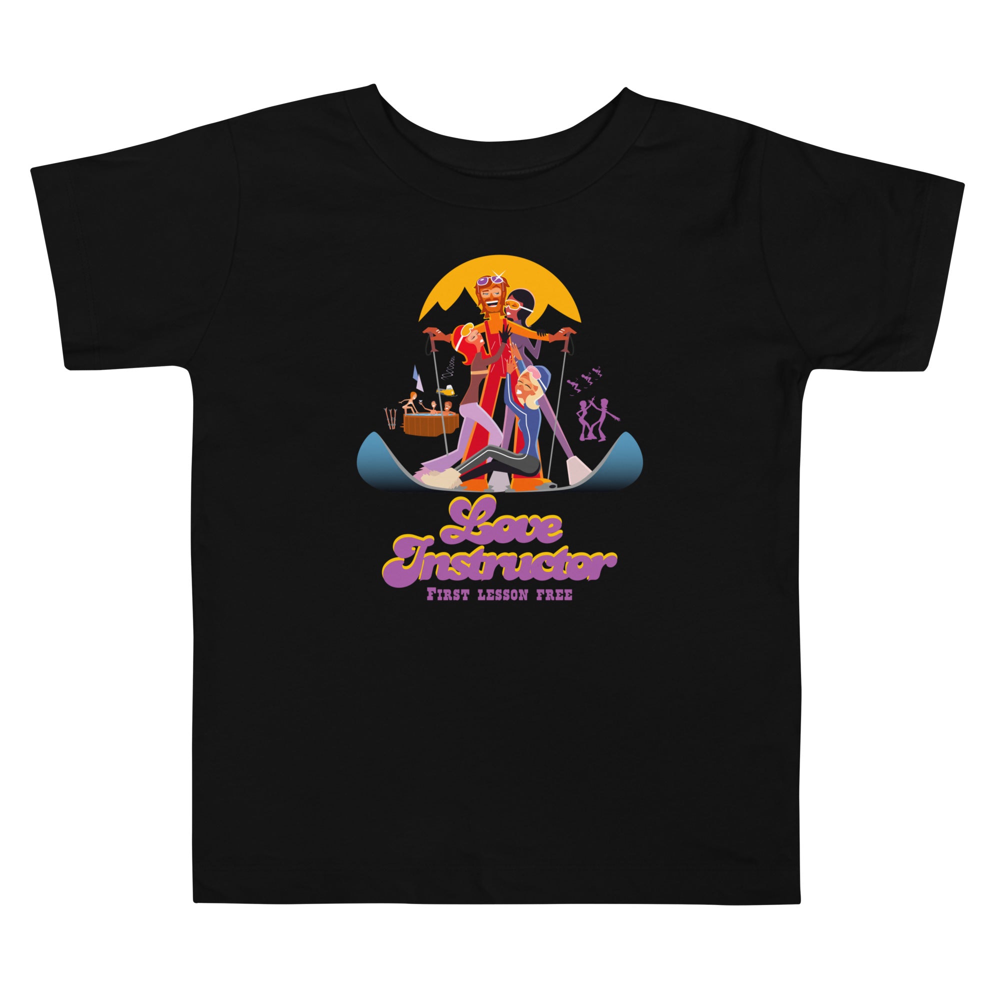 T-shirt pour enfant en bas âge Love Instructor First Lesson free