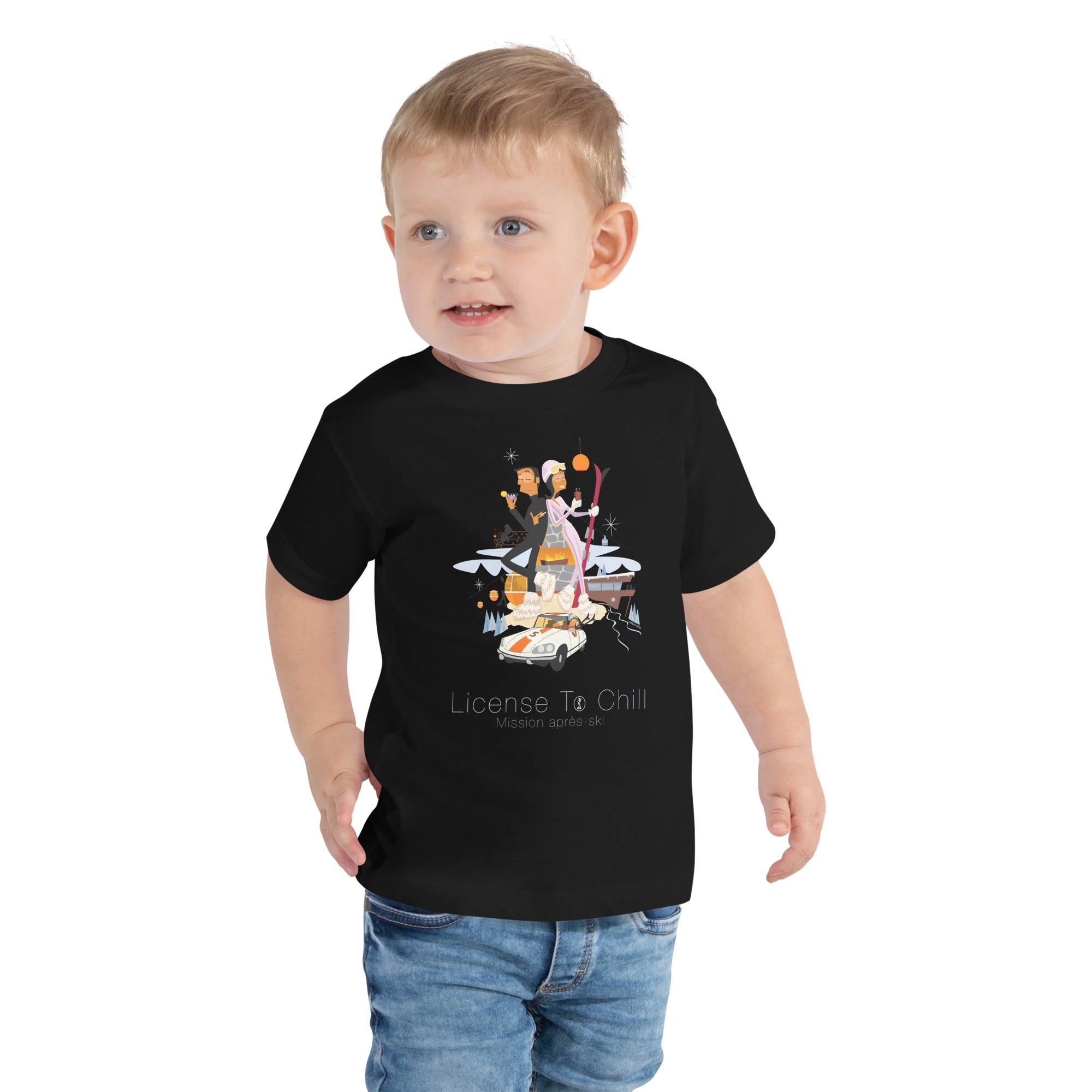 T-shirt pour enfant en bas âge License To Chill Mission Après-Ski
