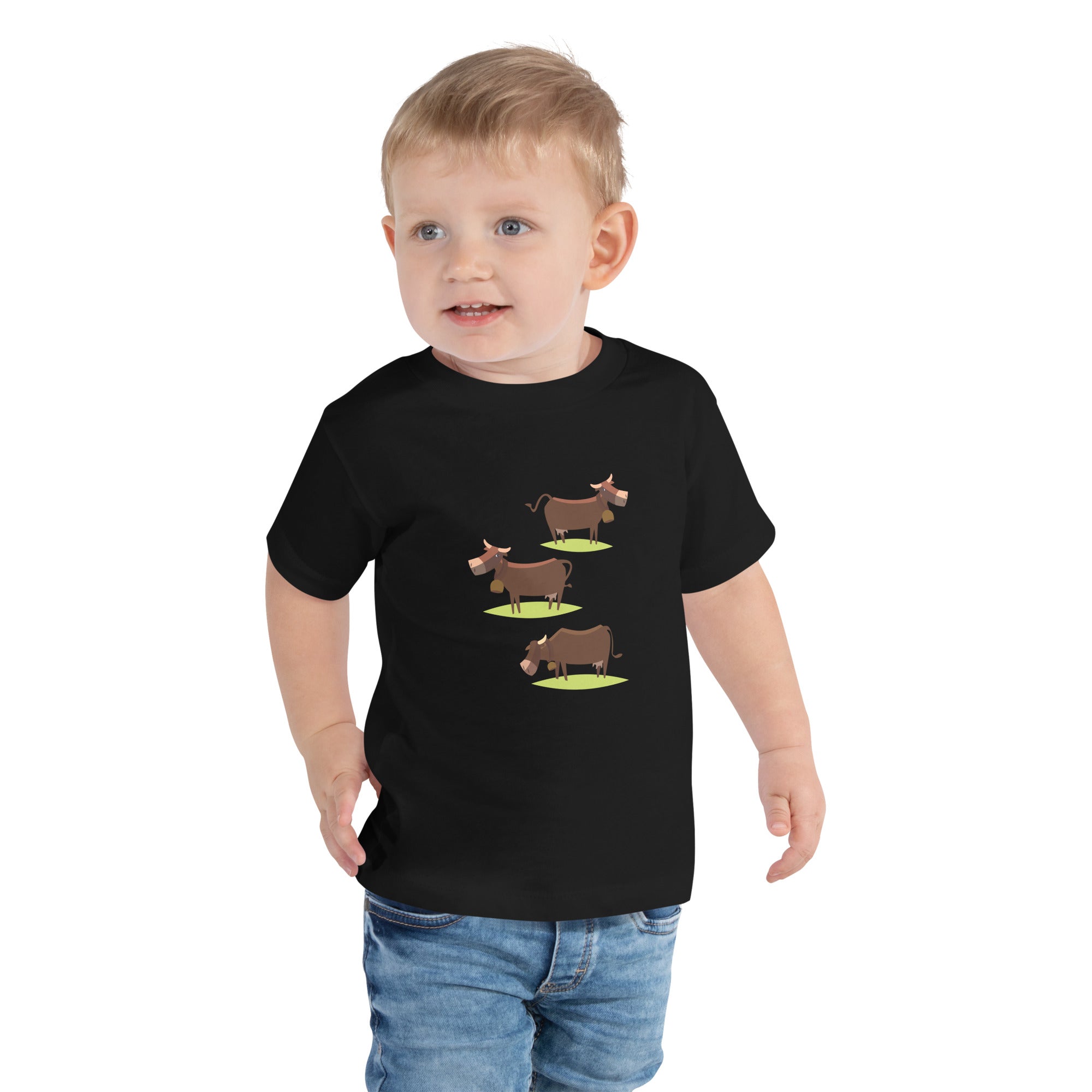 T-shirt pour enfant en bas âge Les Trois Vaches