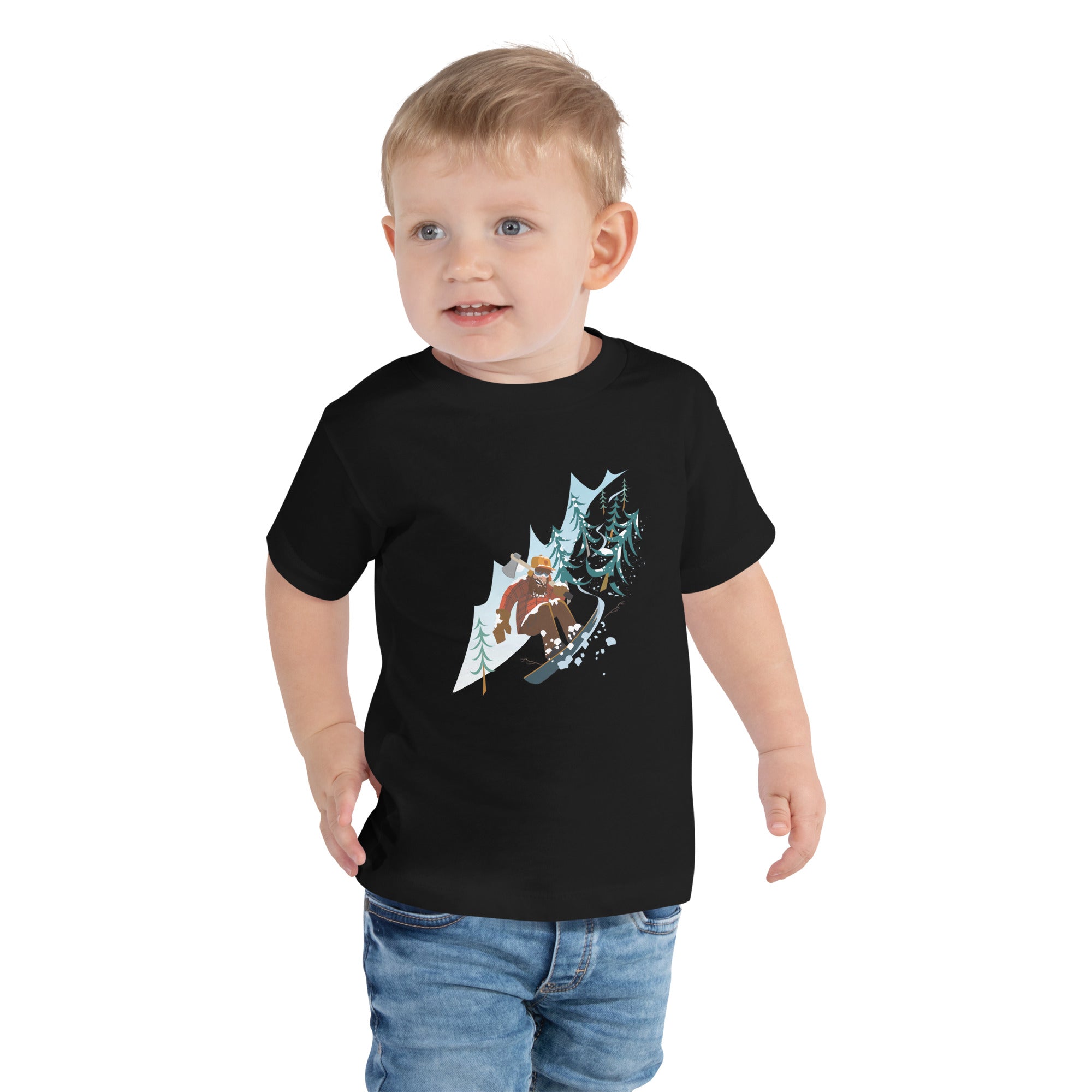 T-shirt pour enfant en bas âge Timberman snowboarder
