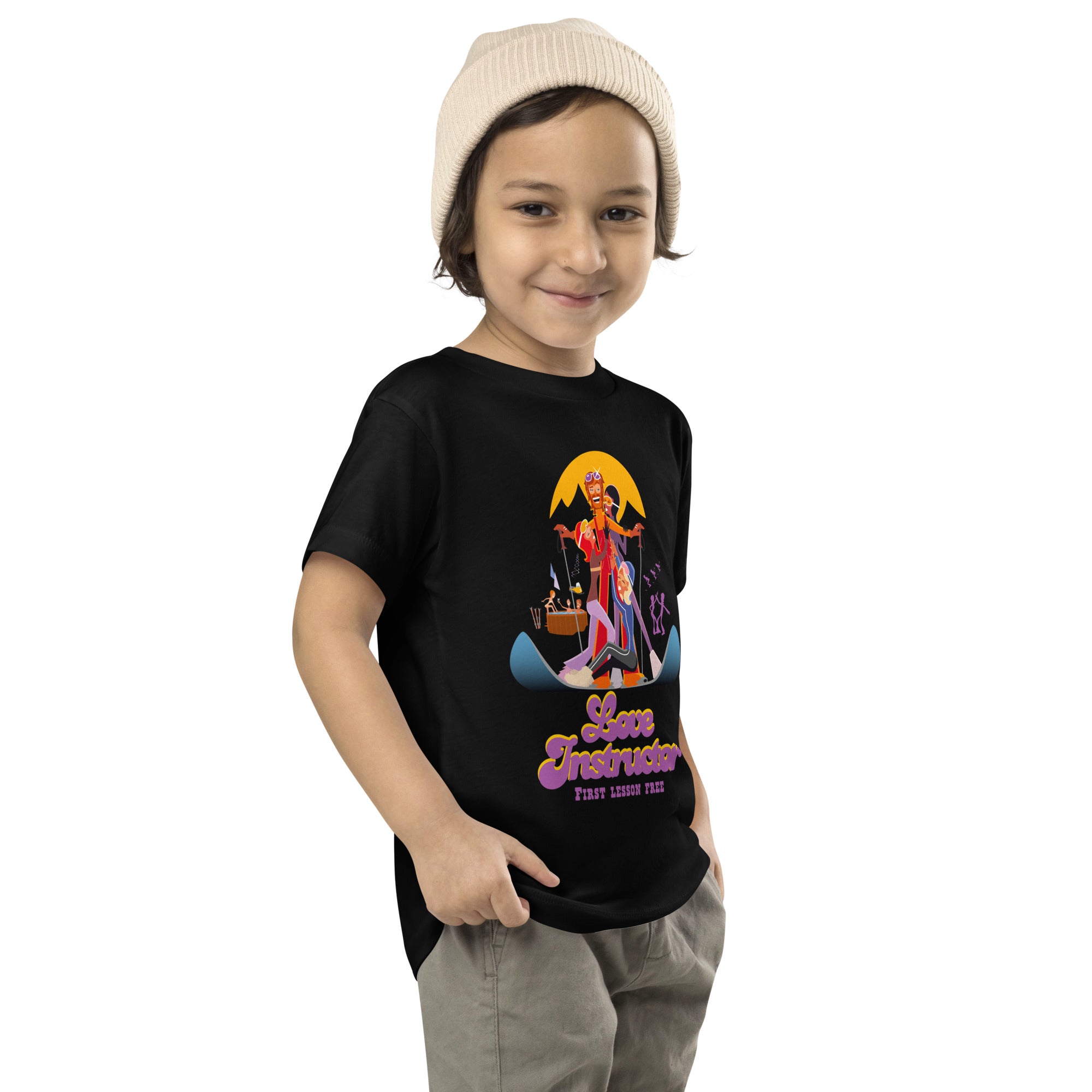 T-shirt pour enfant en bas âge Love Instructor First Lesson free