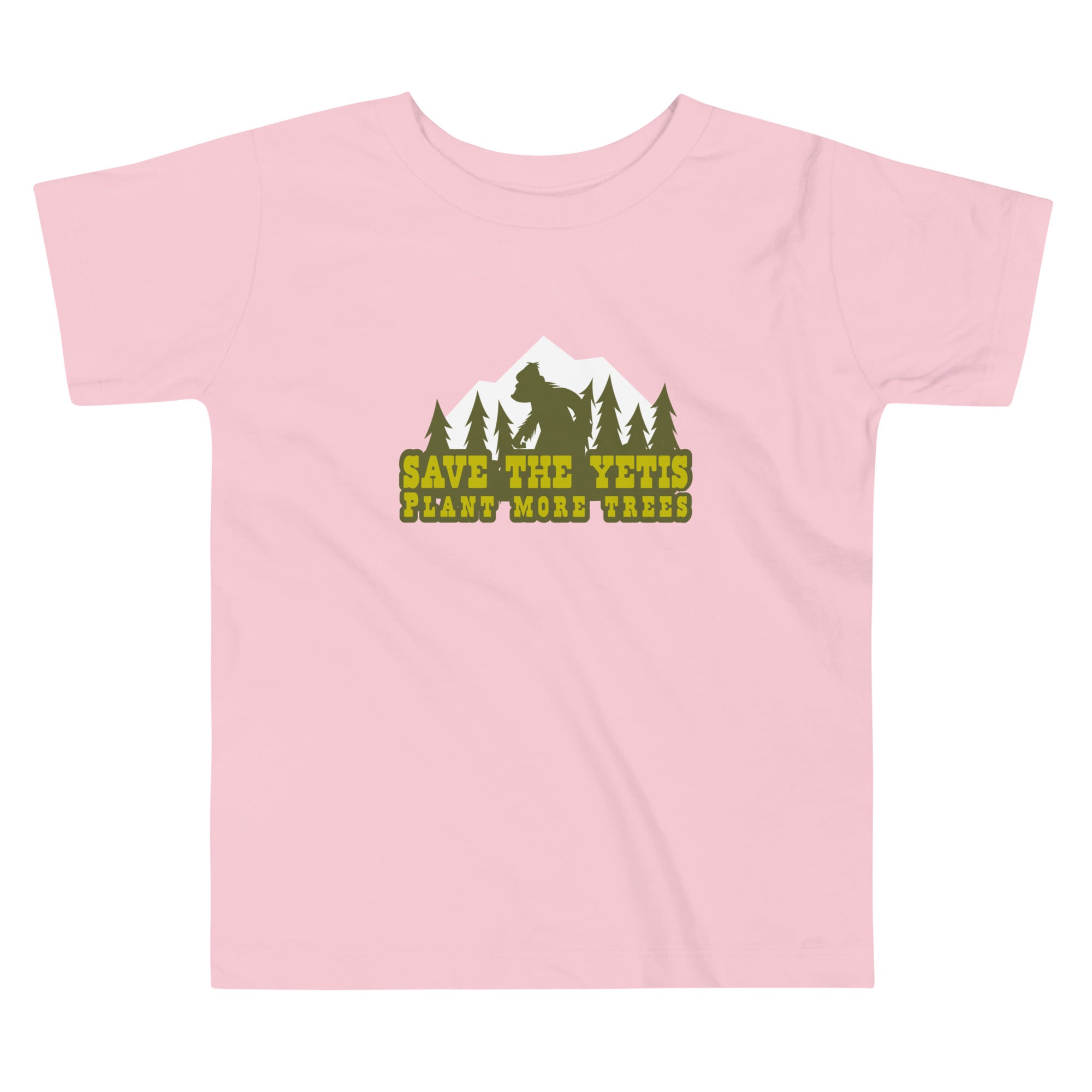 T-shirt pour enfant en bas âge Save the Yetis Plant more Trees