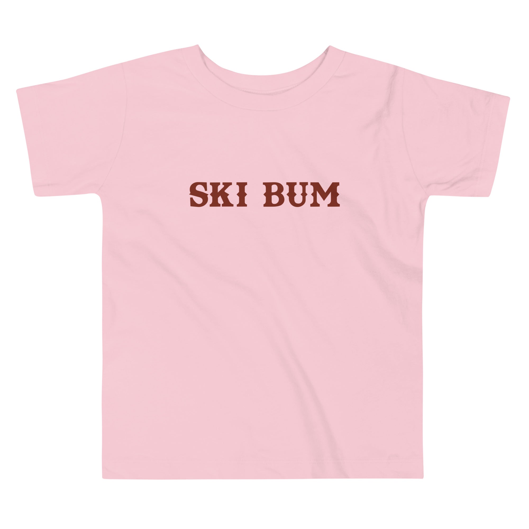 T-shirt pour enfant en bas âge Ski Bum sur fond clair